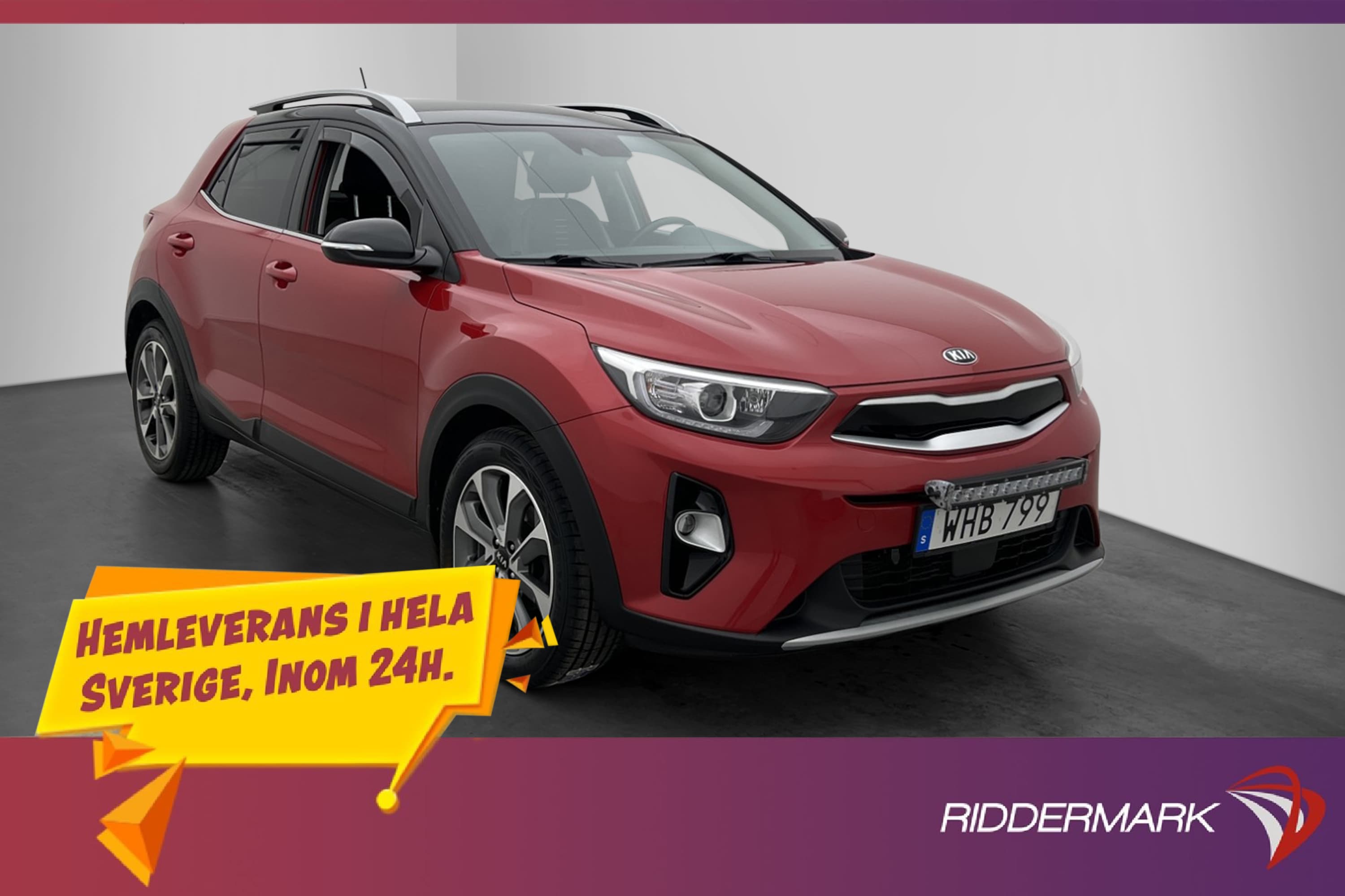 Kia Stonic 1.0 T-GDI 120hk Advance Plus Skinn Bkamera Drag 