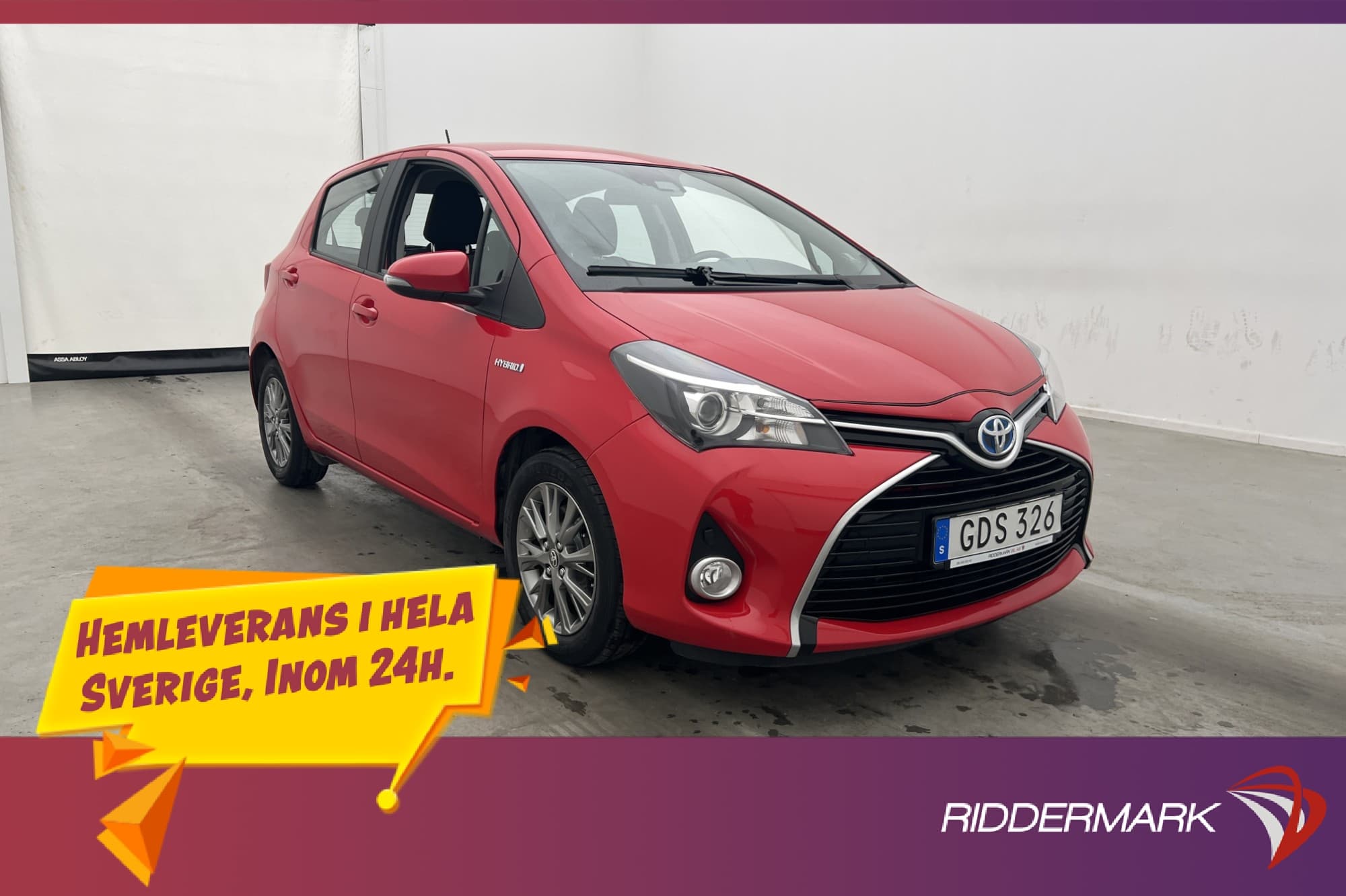 Toyota Yaris Hybrid 101hk 2016 GDS326
