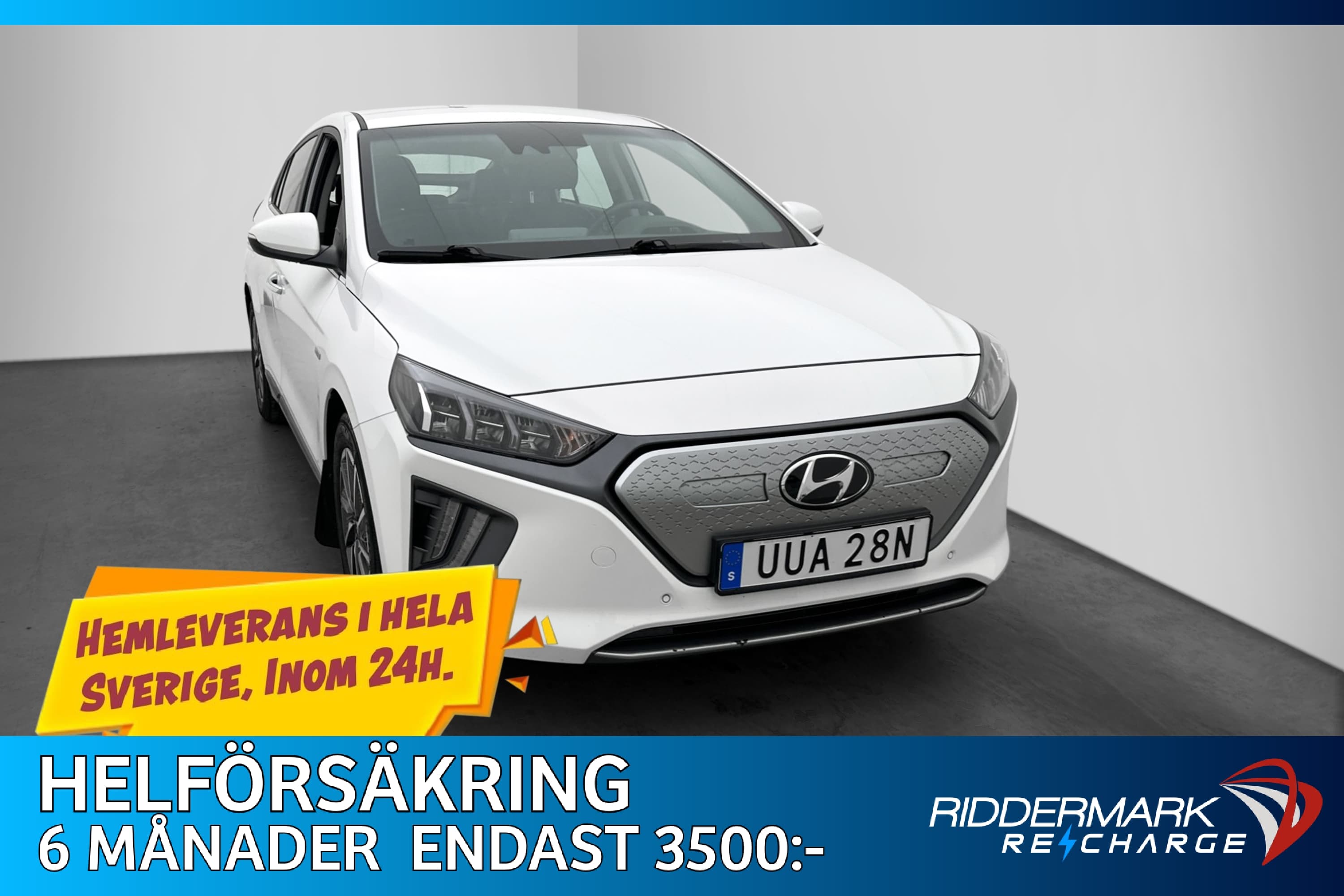 Hyundai Ioniq Electric 38.3 kWh Premium Plus Kamera Skinn