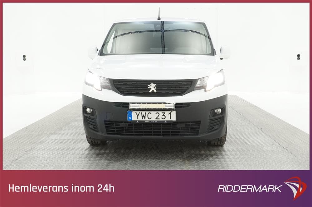Peugeot Partner 1.5 HDI 100hk Navigation Värmare V-inr Moms