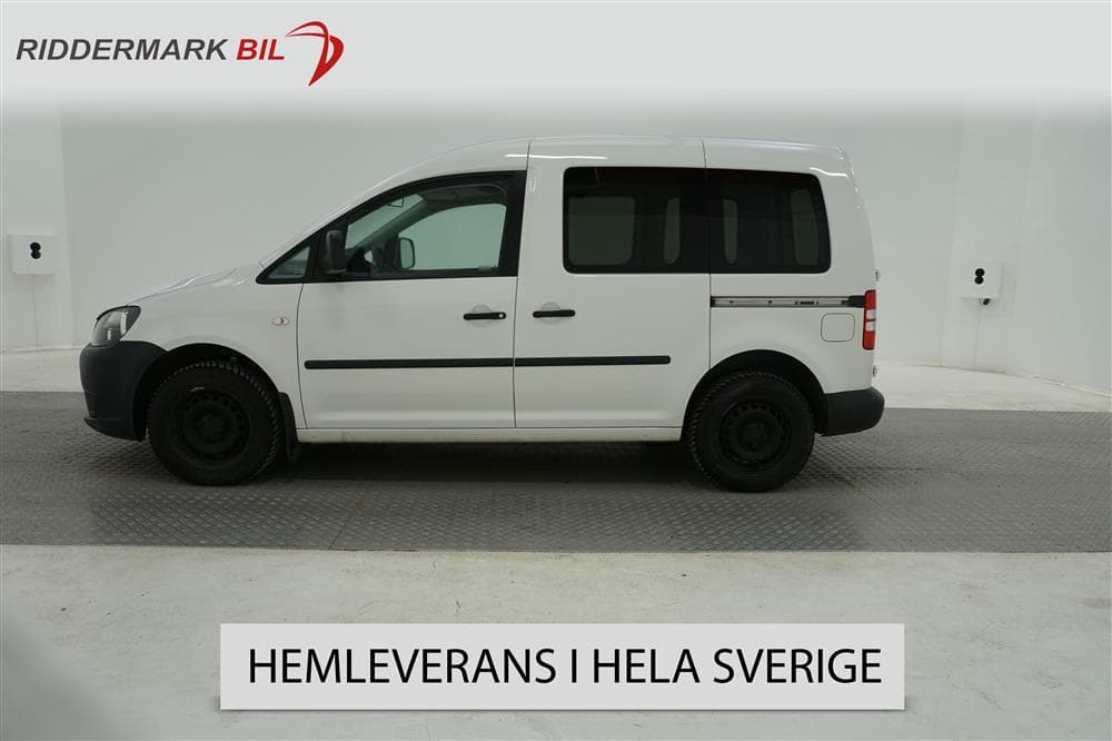 Volkswagen Caddy 2.0 109hk Nyservad M-värmare Dubbla Dörrar