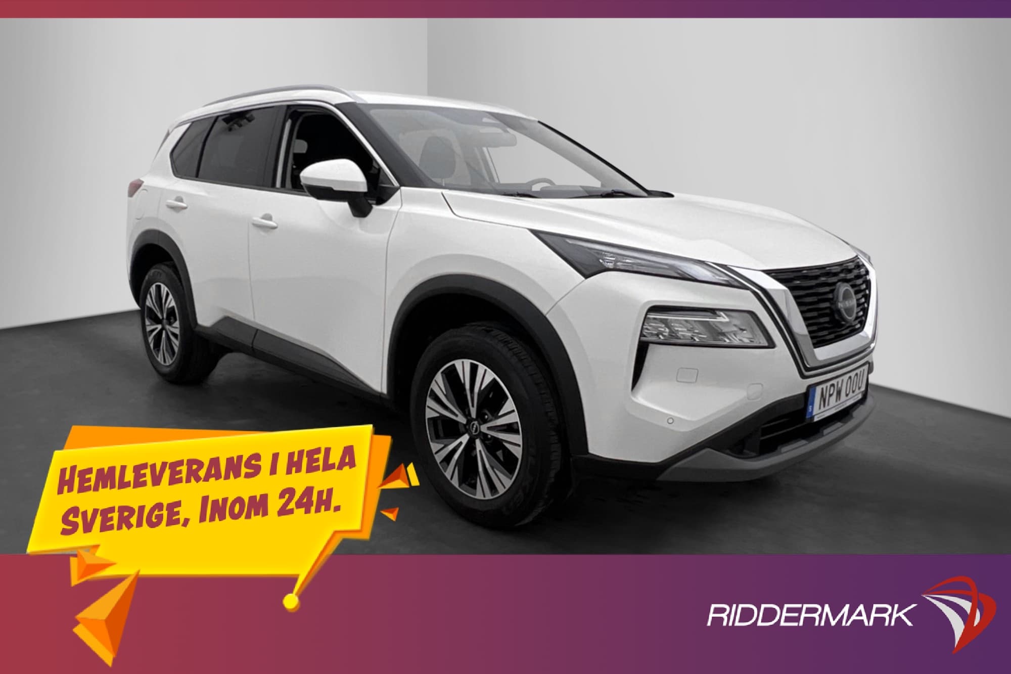 Nissan X-Trail 1.5 VC-T 163hk 7-Sits Drag 360° Navi Rattvärm