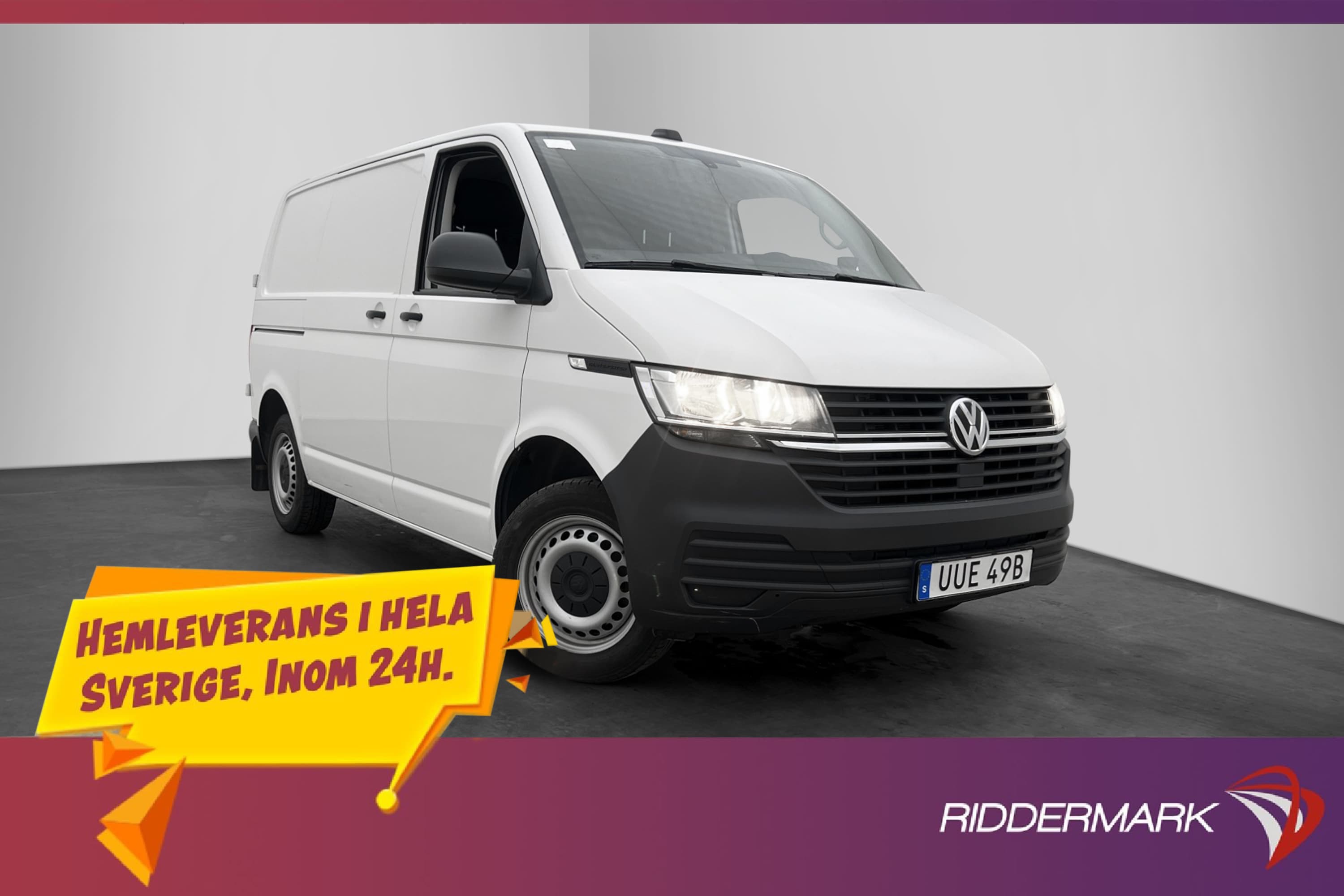 Volkswagen Transporter 2.0 Värm Drag B-Kamera CARPLAY Moms