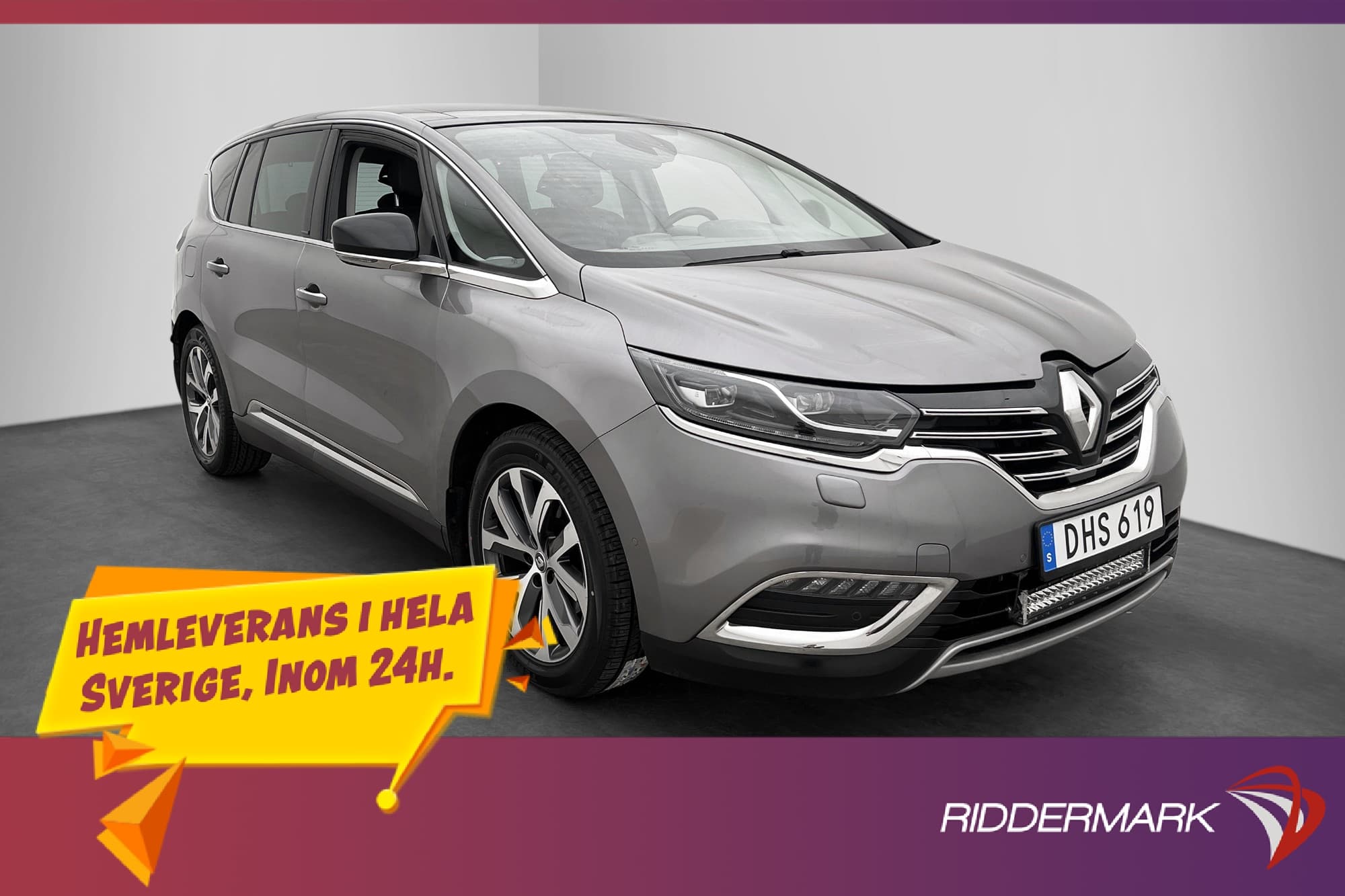 Renault Espace 1.6 dCi 7-Sits Drag Pano Kamera Navi Skinn