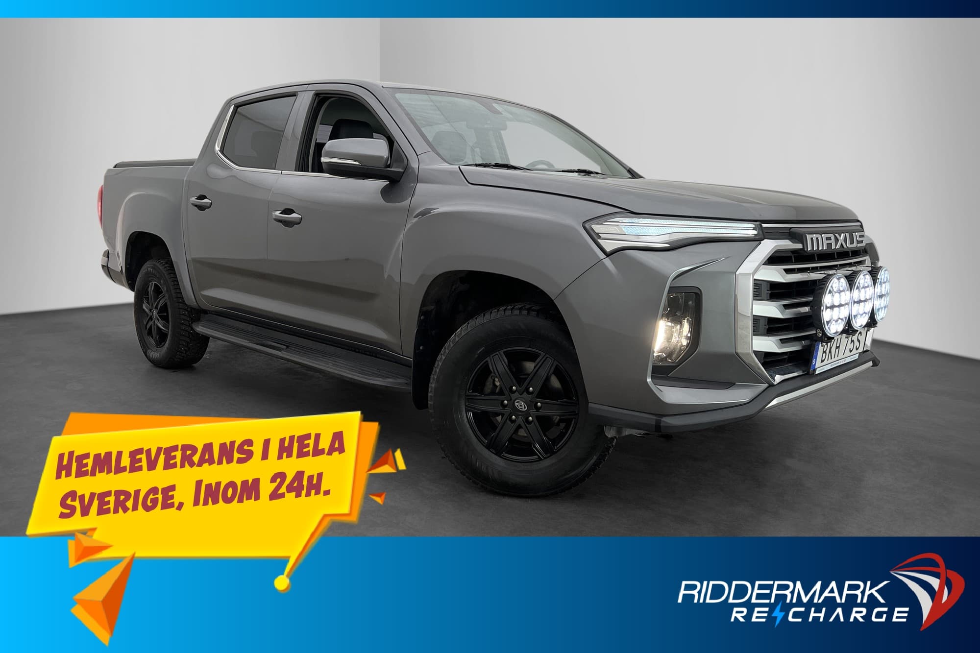 Maxus T90 EV 88.5 kWh 180hk Drag B-Kamera Skinn CARPLAY Moms