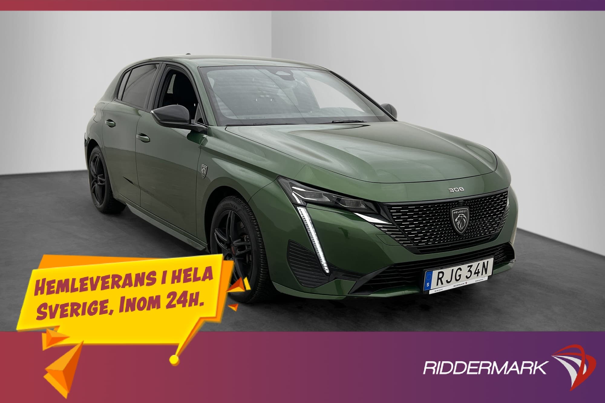 Peugeot 308 Plug-In Hybrid 224hk GT Focal 360 Navi Rattvärme
