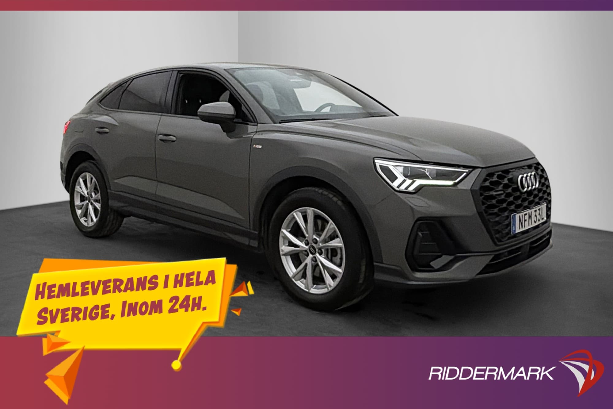 Audi Q3 Sportback 40 TFSI Q S-Line Cockpit Värm Kamera Drag