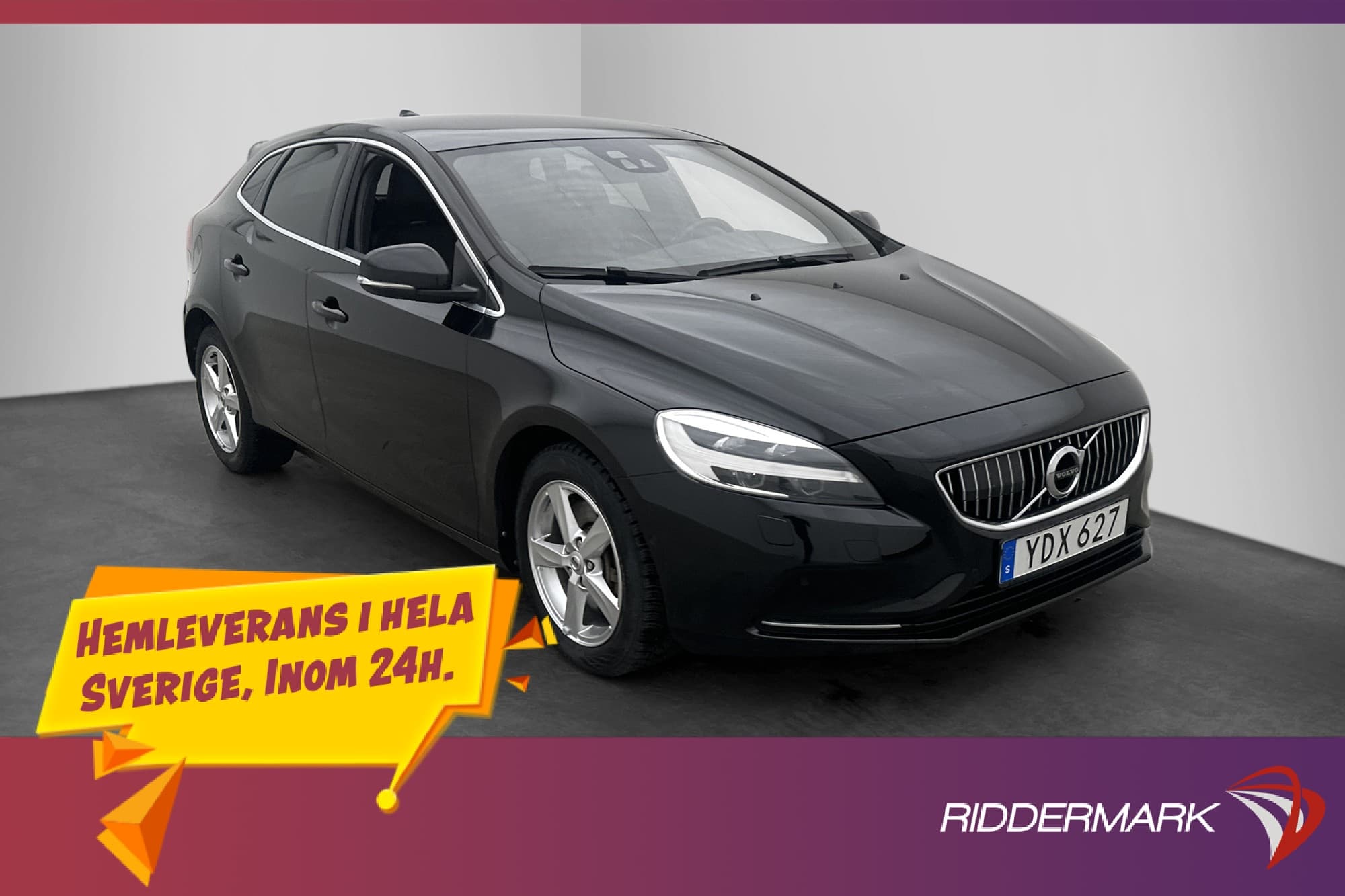 Volvo V40 D4 190hk Inscription VOC Pano Dragkrok Kamera Värm