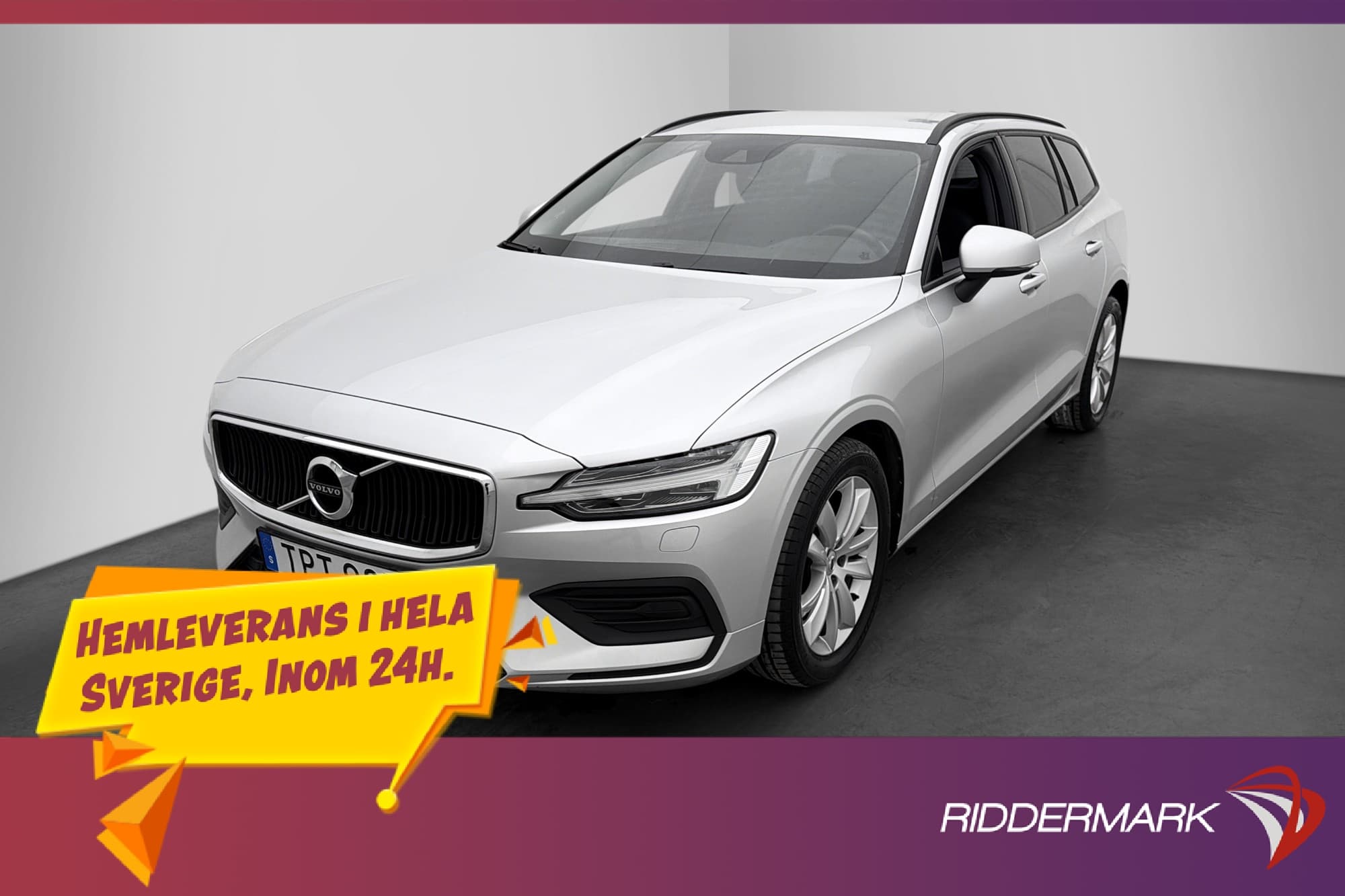 Volvo V60 B3 163hk Momentum Värmare Kamera Rattvärme CarPlay