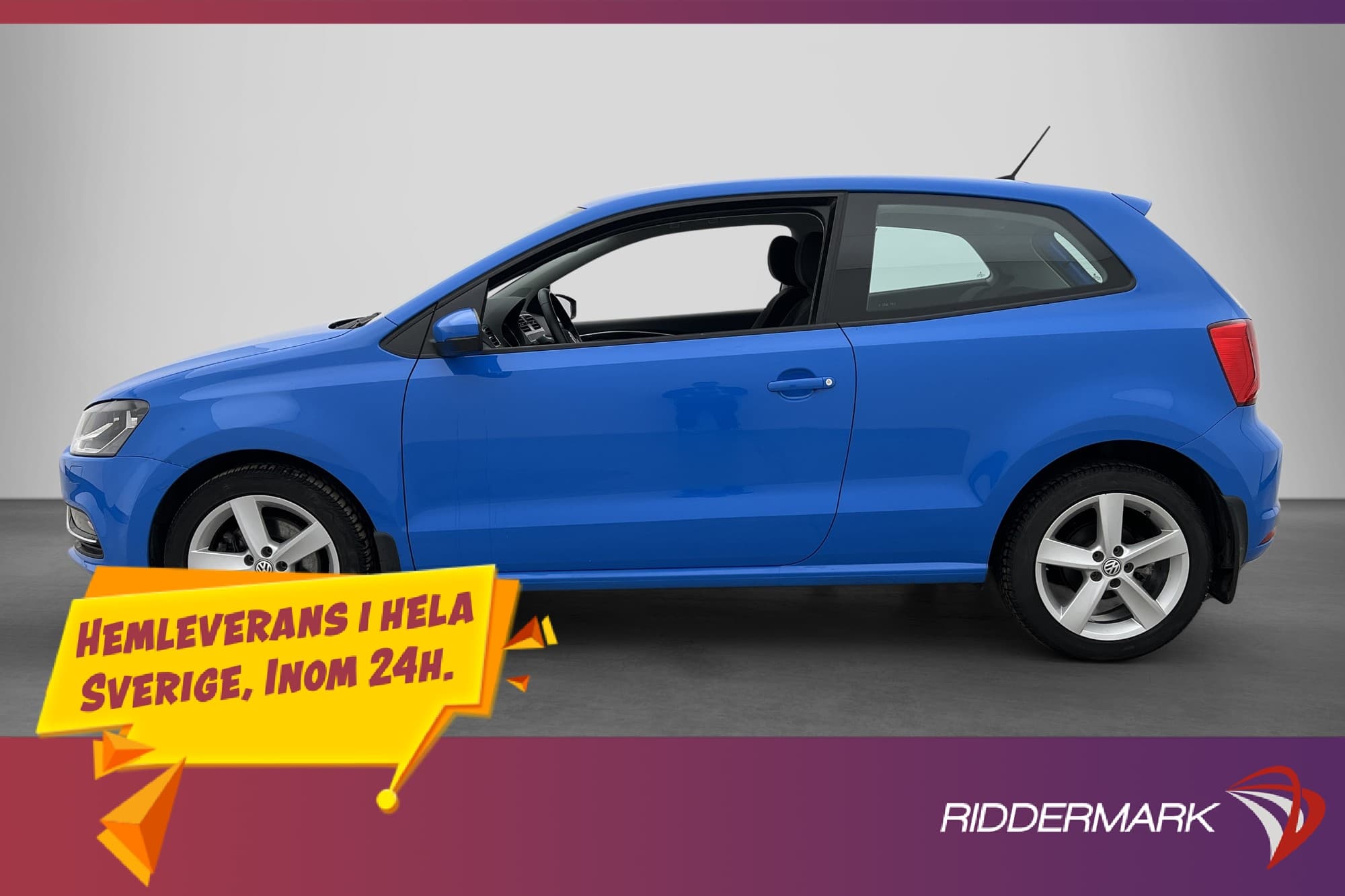 Volkswagen Polo 3-dörrar 1.2 TSI BMT 110hk Navi M-Värmare