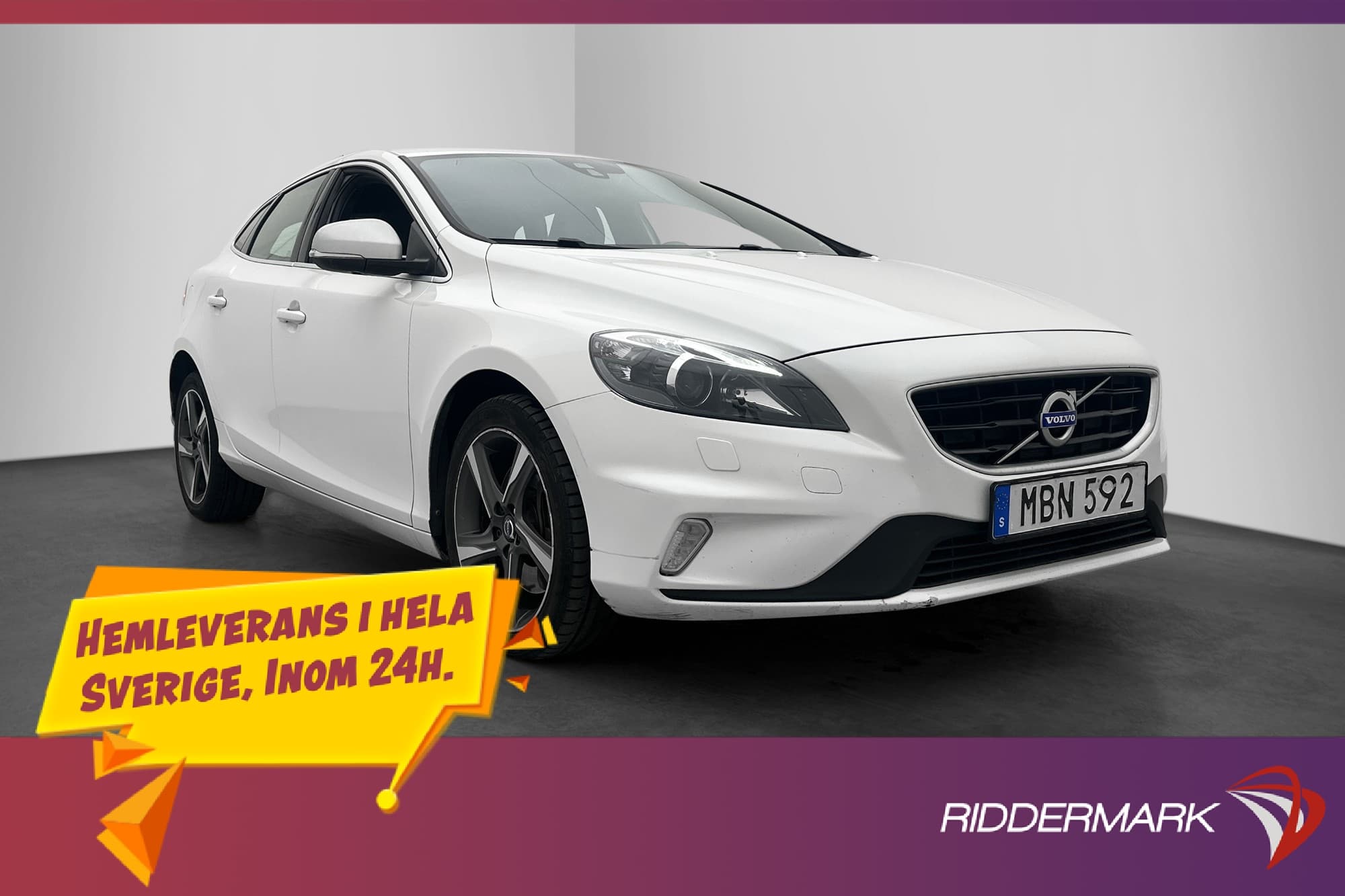 Volvo V40 D3 R-Design VOC Värmare Skinn Navi Kamrem-Bytt