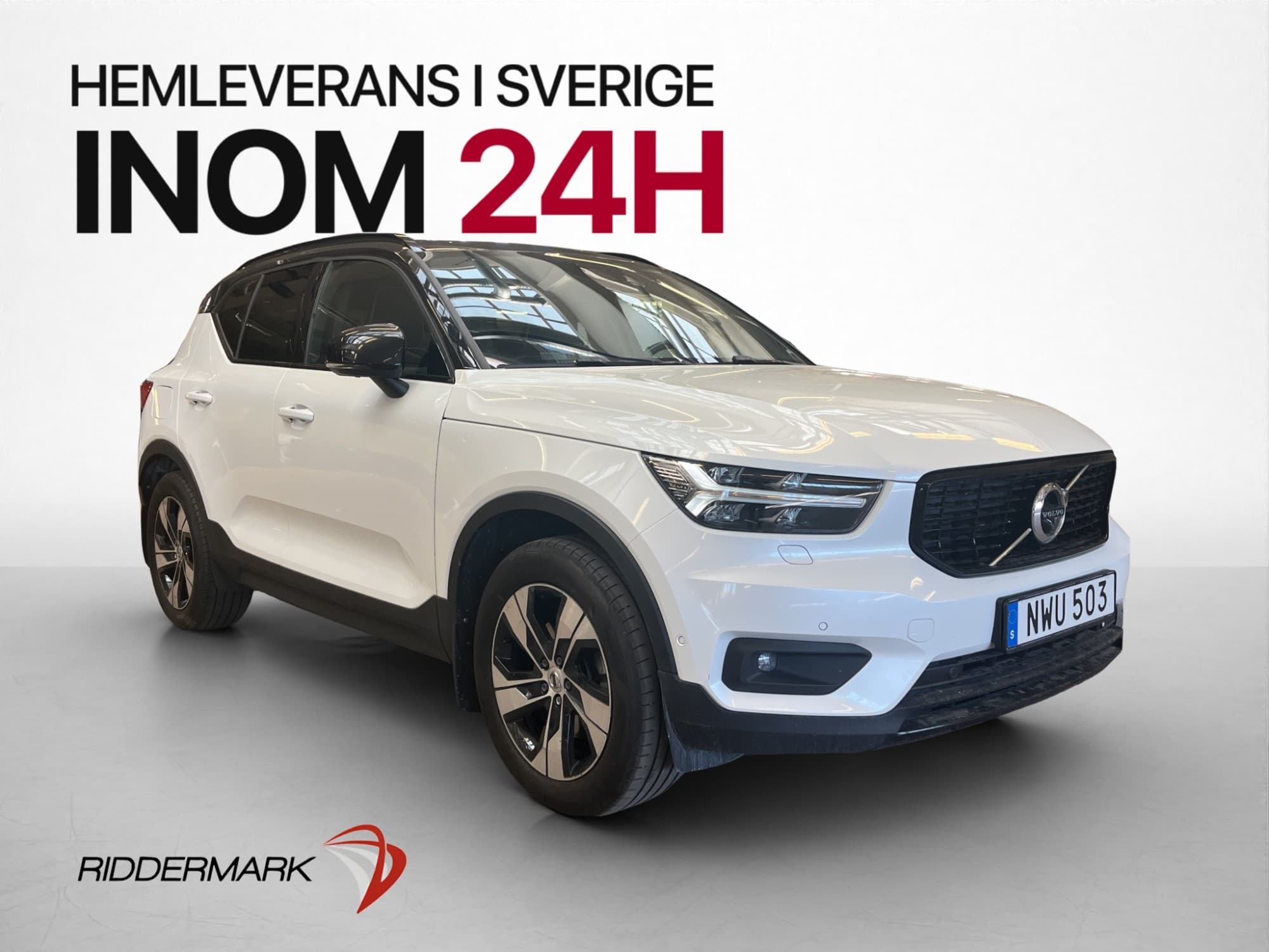 Volvo XC40 T5 AWD R-Design Pano H/K P-Värmare 360° Navi Drag