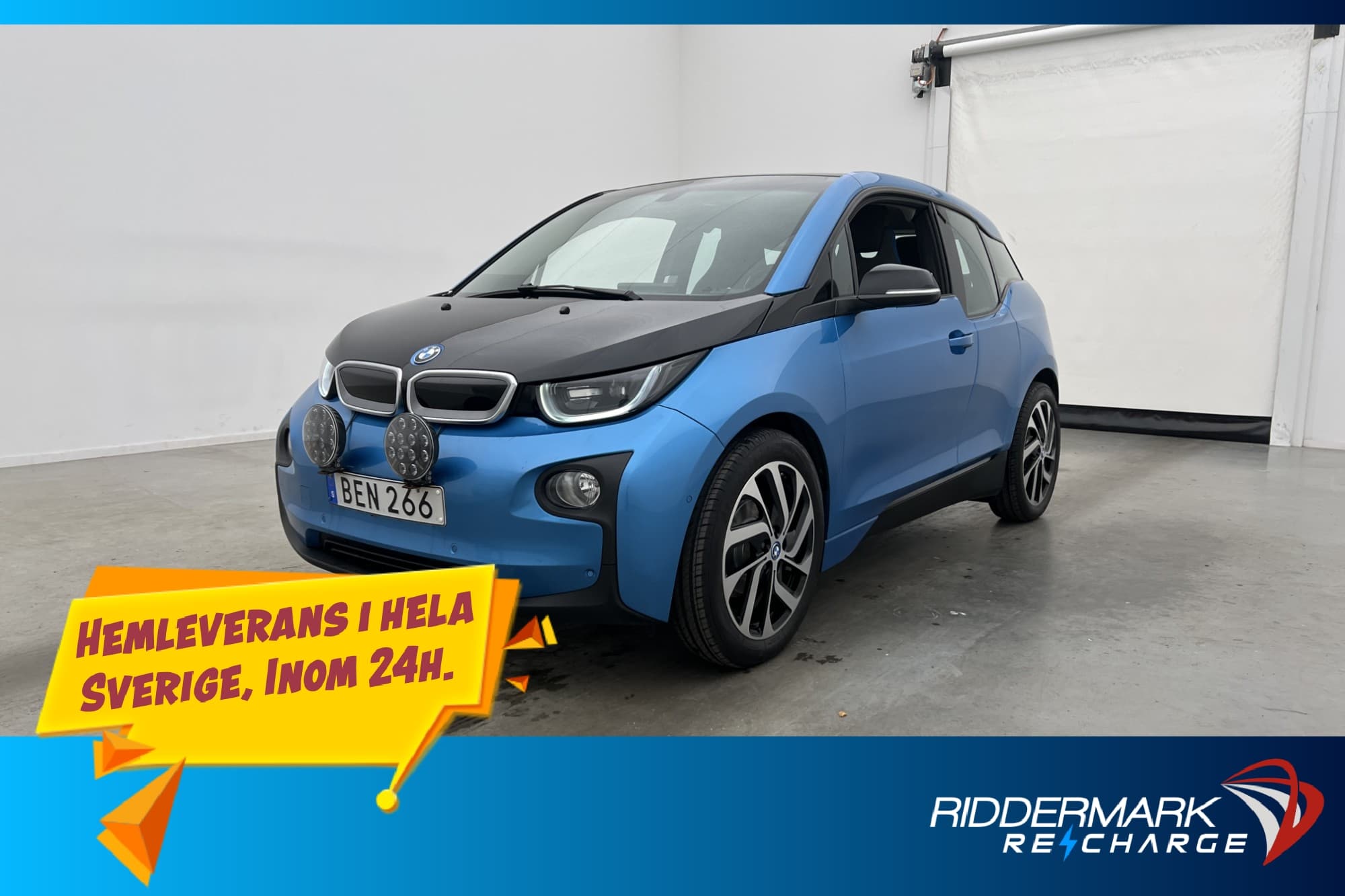 BMW i3 94 Ah 170hk Comfort Advanced Värmare Kamera Navi
