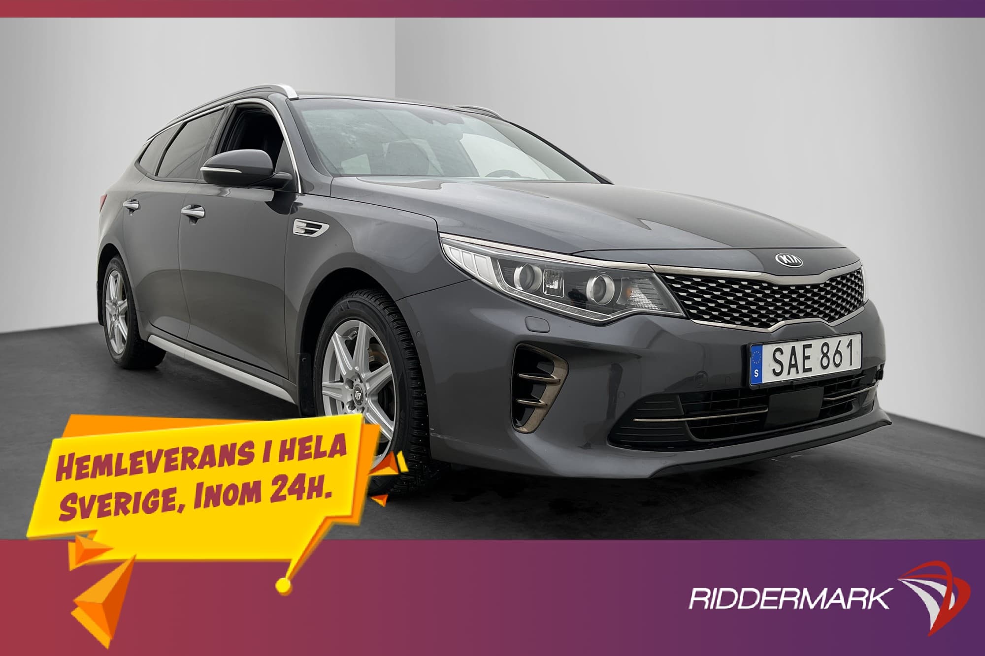 Kia Optima SW 1.7 GT-Line Värmare H/K Kamera CarPlay Skinn