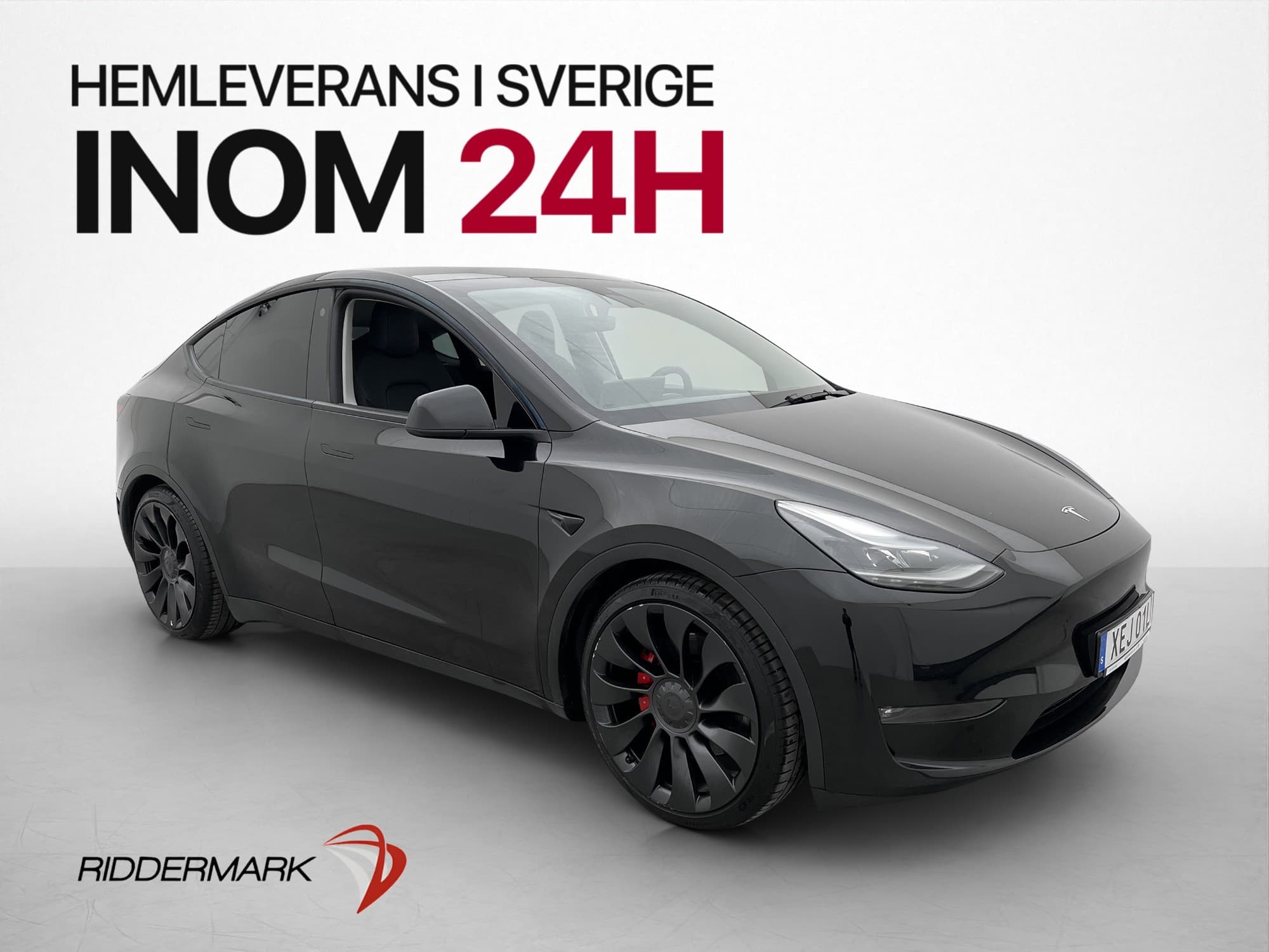 Tesla Model Y Performance Uppgraderad-AP Drag Sv.Såld MOMS