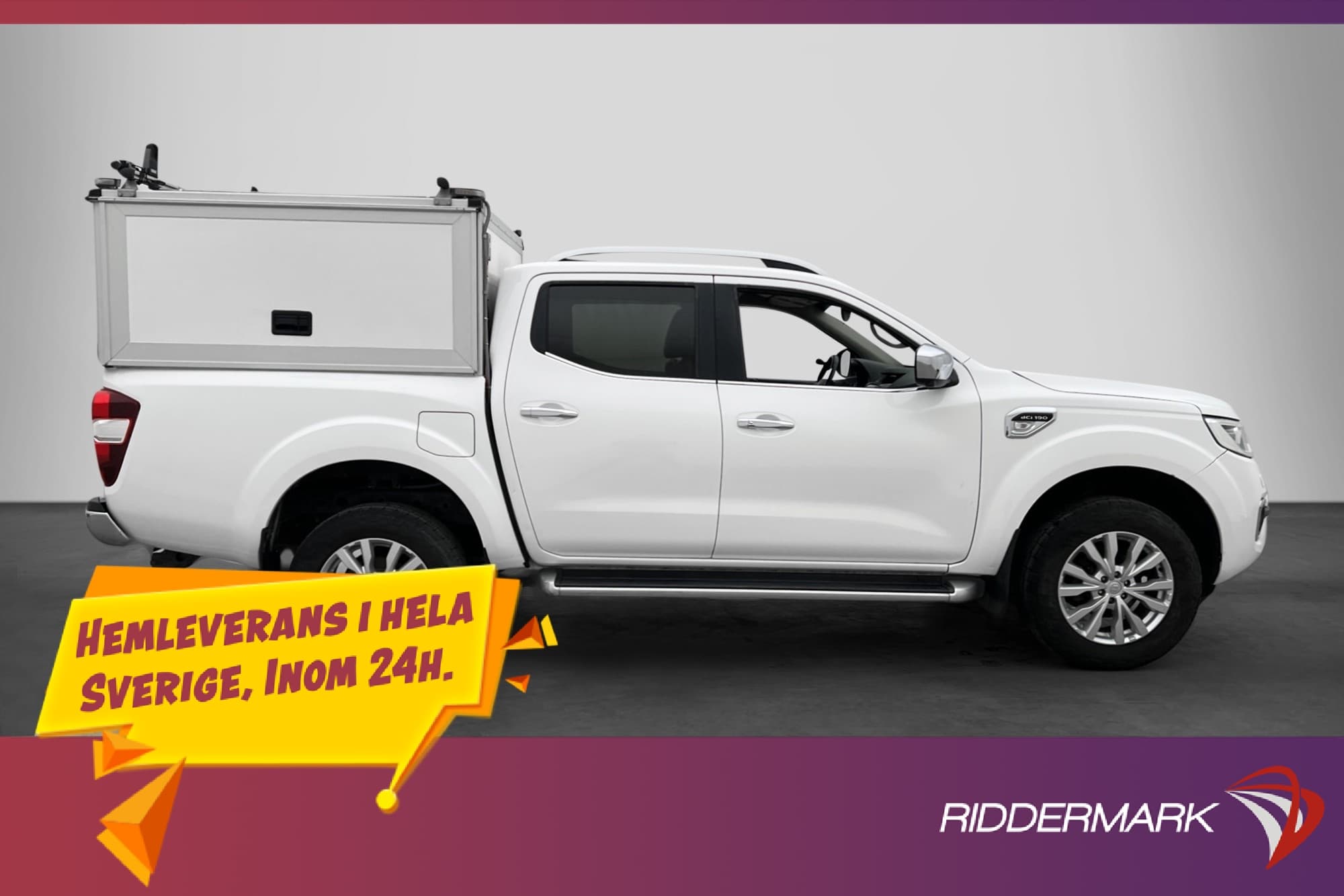 Renault Alaskan Intens 2.3 4WD Drag Skinn Taklucka 360° MOMS