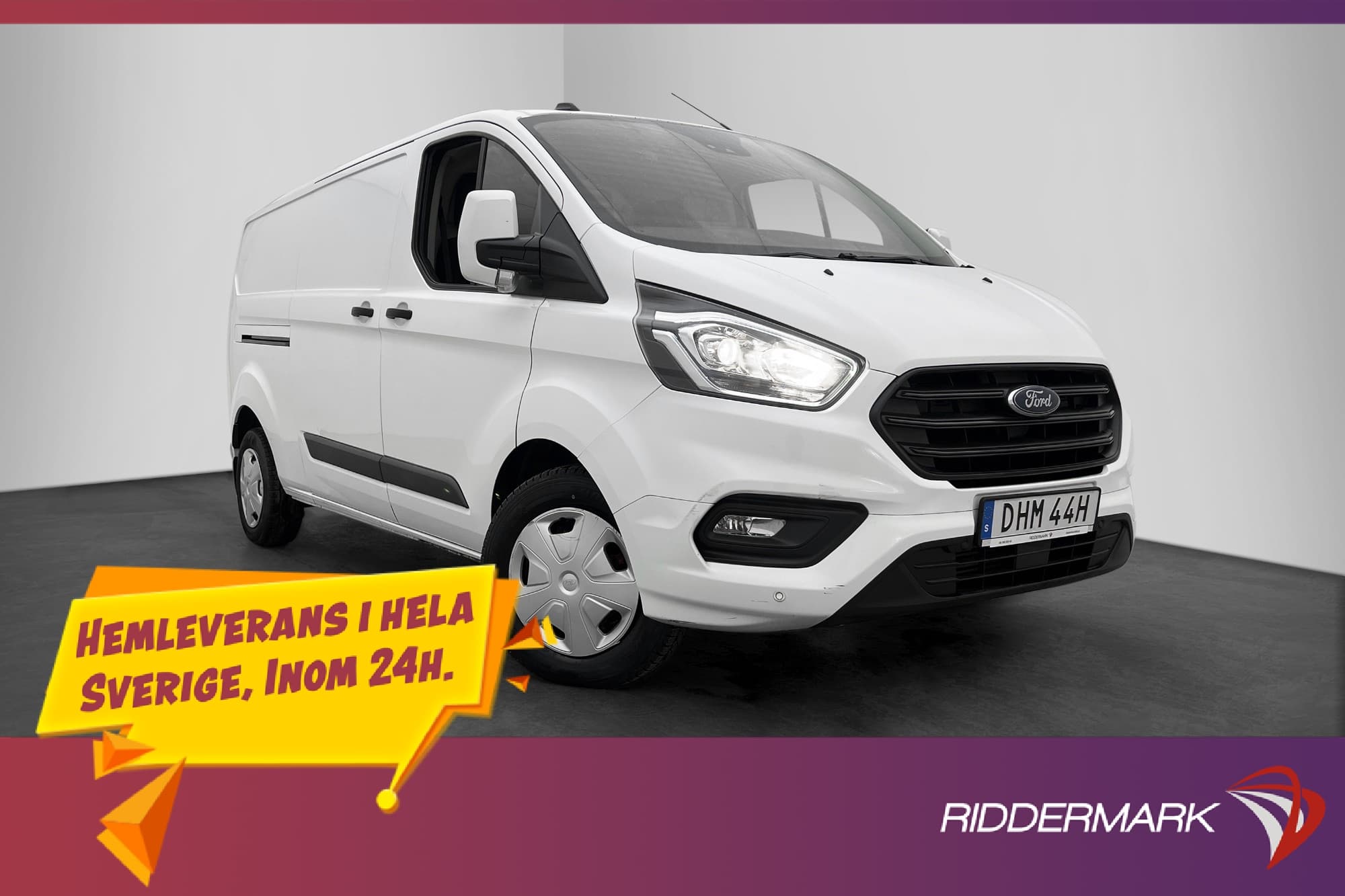Ford Transit Custom L2 Värm Drag B-Kamera V-Inr CARPLAY Moms