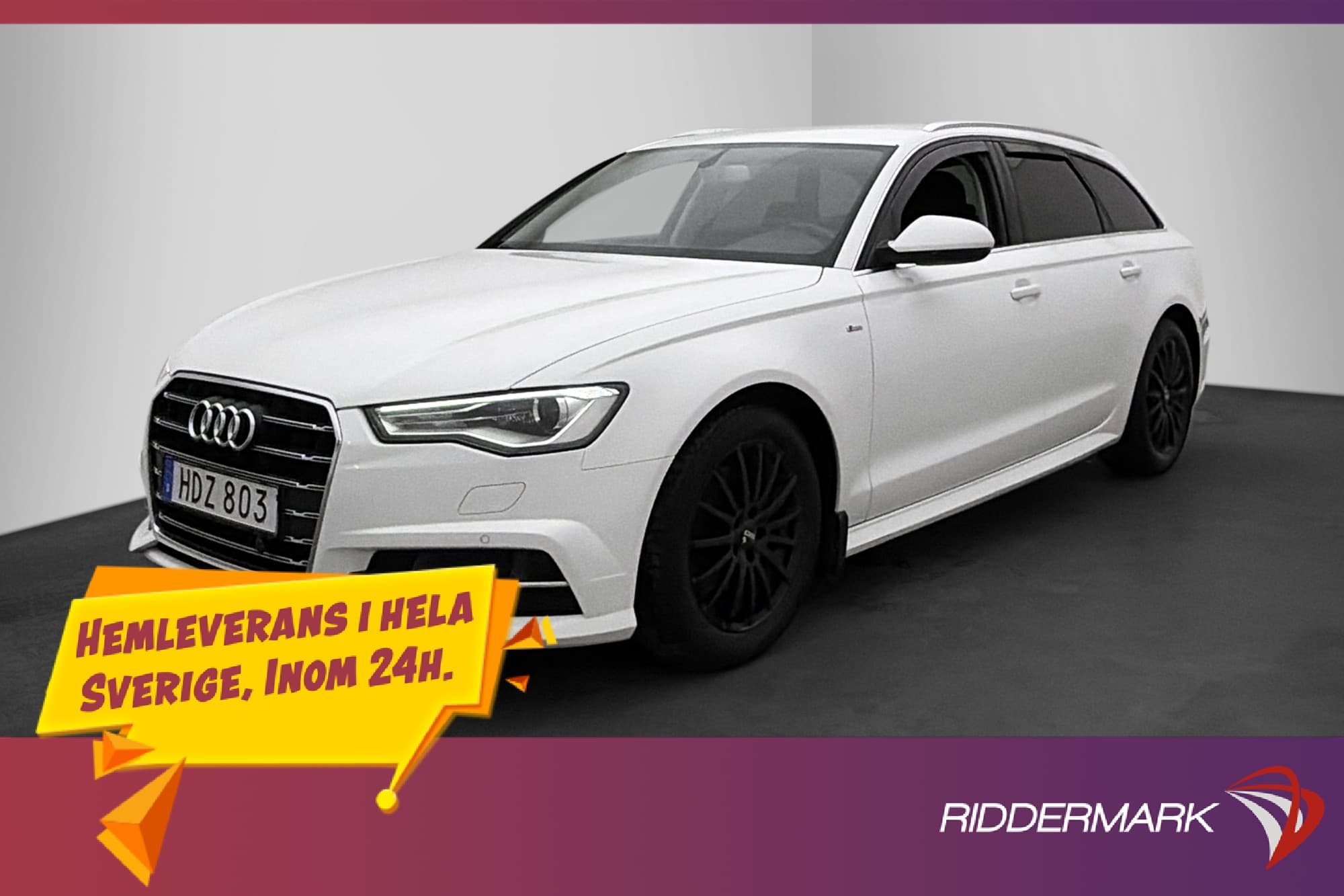 Audi A6 2.0 TDI 190hk S-Line Motorvärmare Dragkrok Sensorer