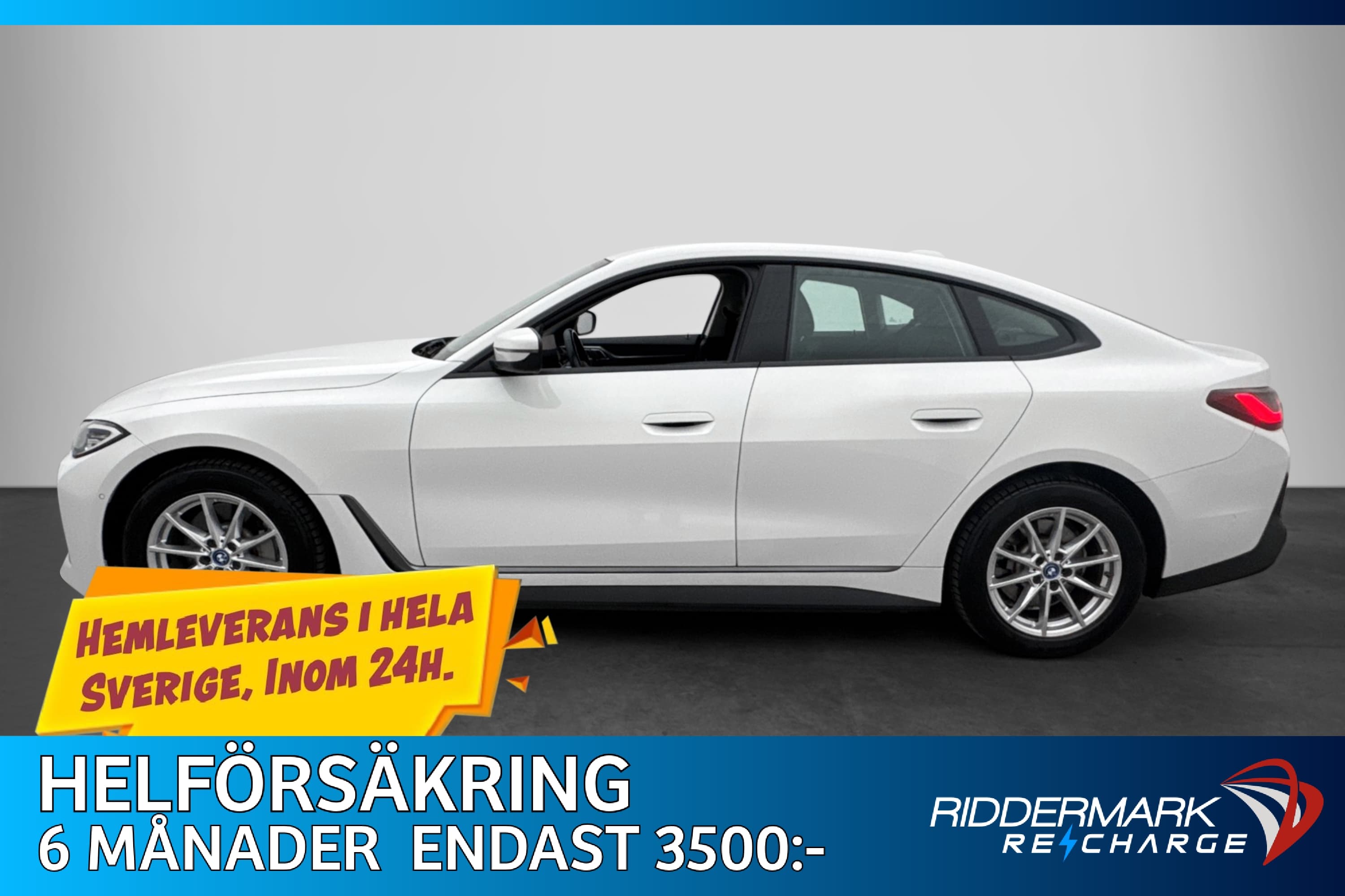 BMW I4 eDrive40 Gran Coupé 83.9 kWh 340hk Kamera Drag Moms