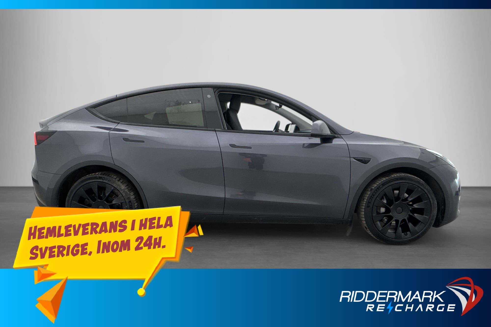 Tesla Model Y Long Range AWD Dragkrok 20" 1 Ägare MOMS 514hk