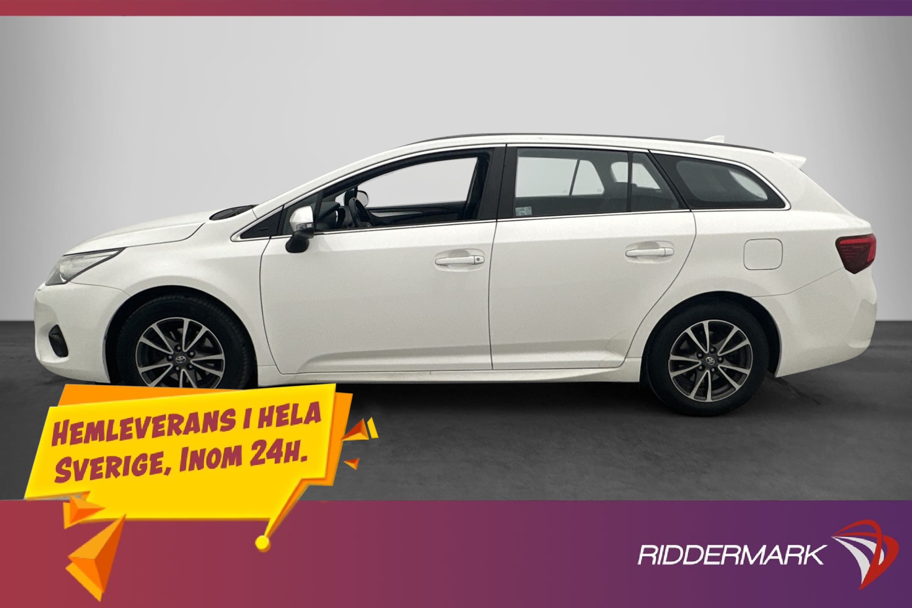 Toyota Avensis 1.8 147hk Active M&K Värmare Kamera Dragkrok