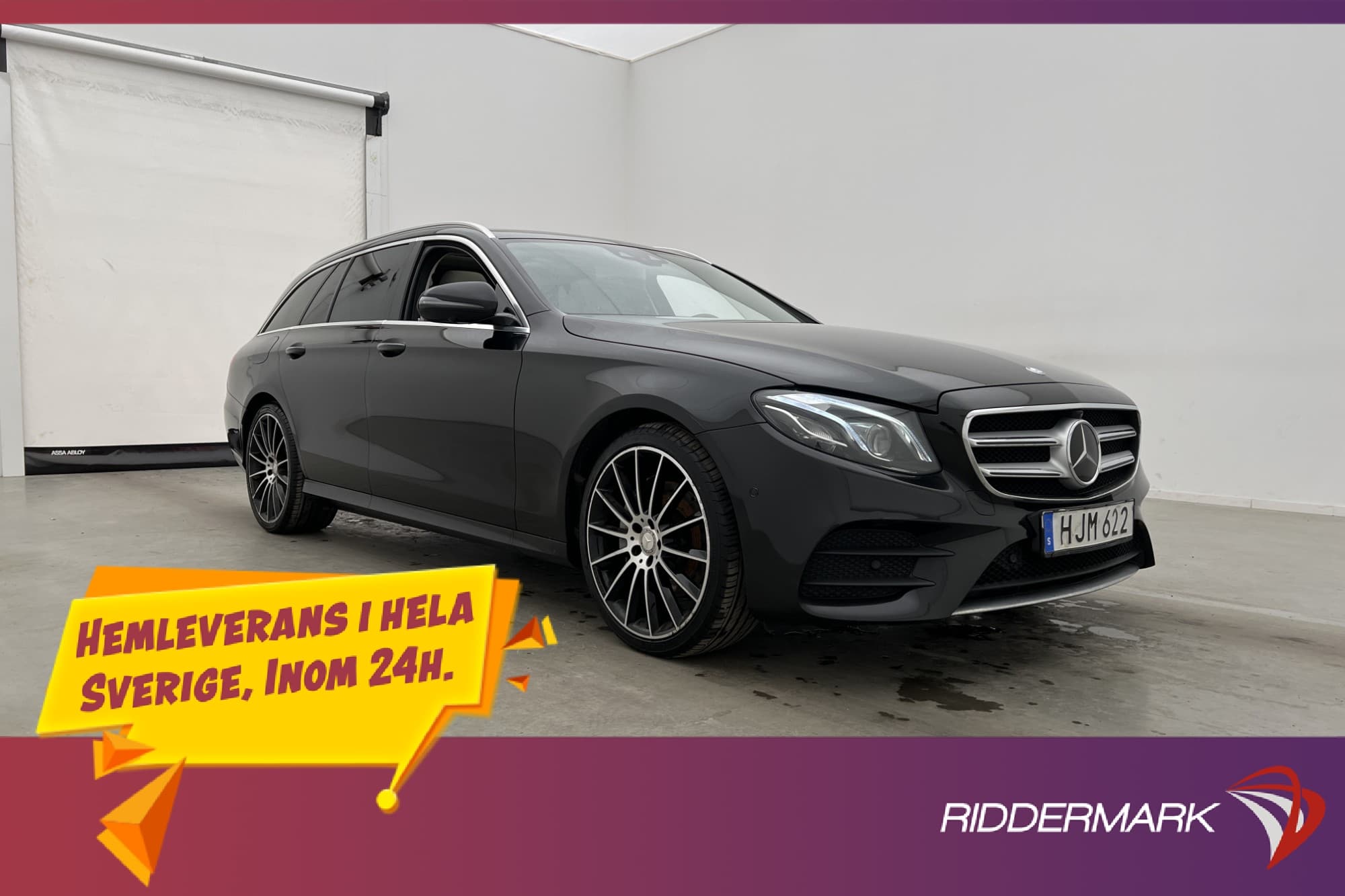 Mercedes-Benz E 220 T AMG Line Värmare Pano Cockpit Drag