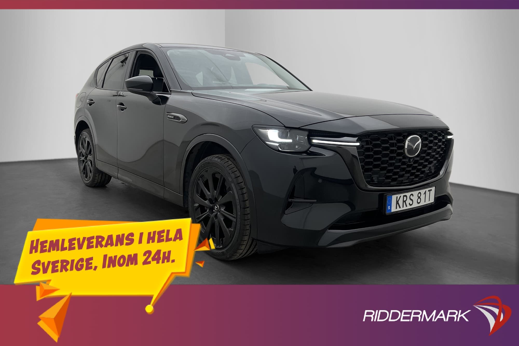 Mazda CX-60 PHEV 327hk Homura BOSE 360° Drag Skinn MOMS