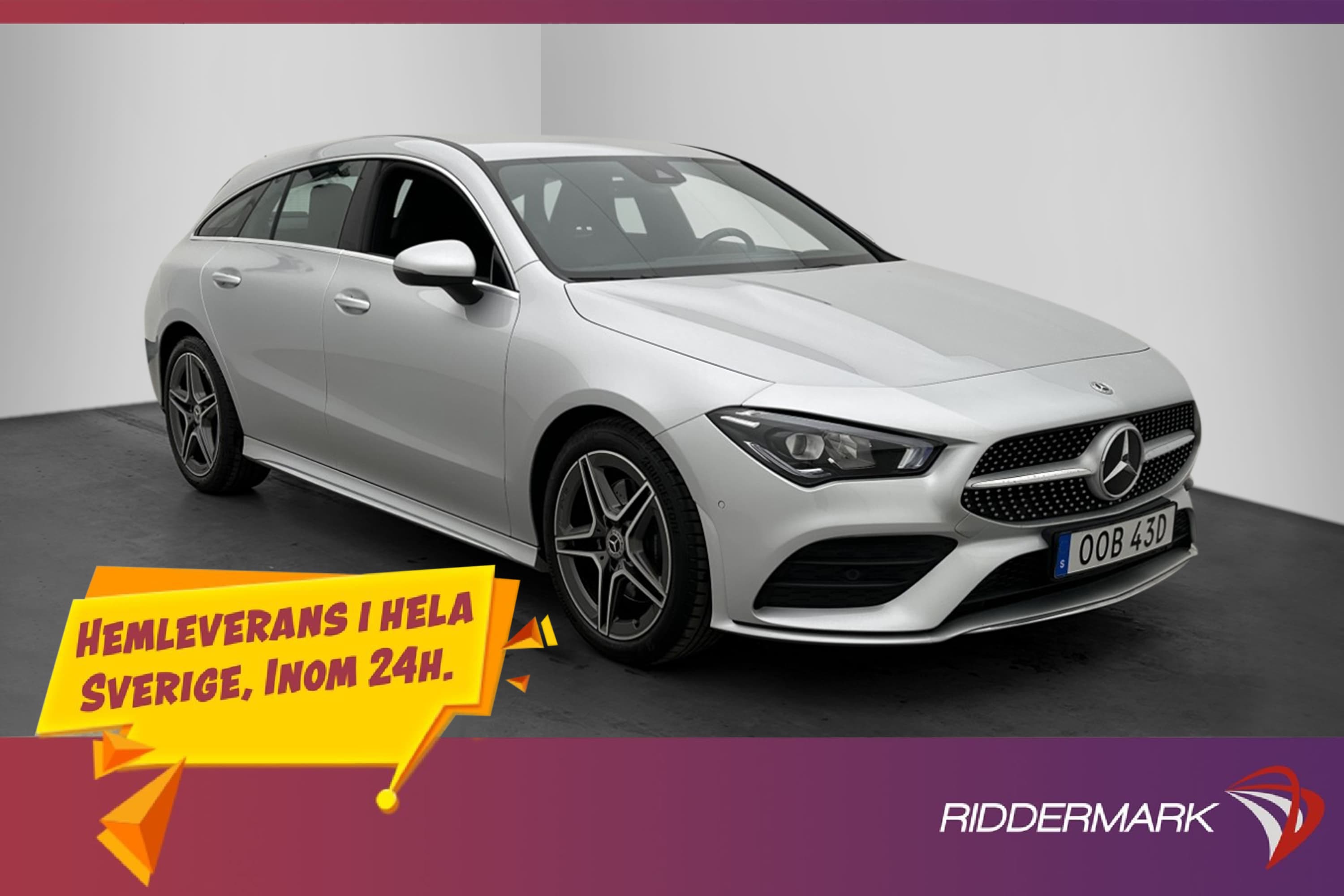 Mercedes-Benz CLA SB 200 163hk AMG Kamera Wide Navi Dragkrok