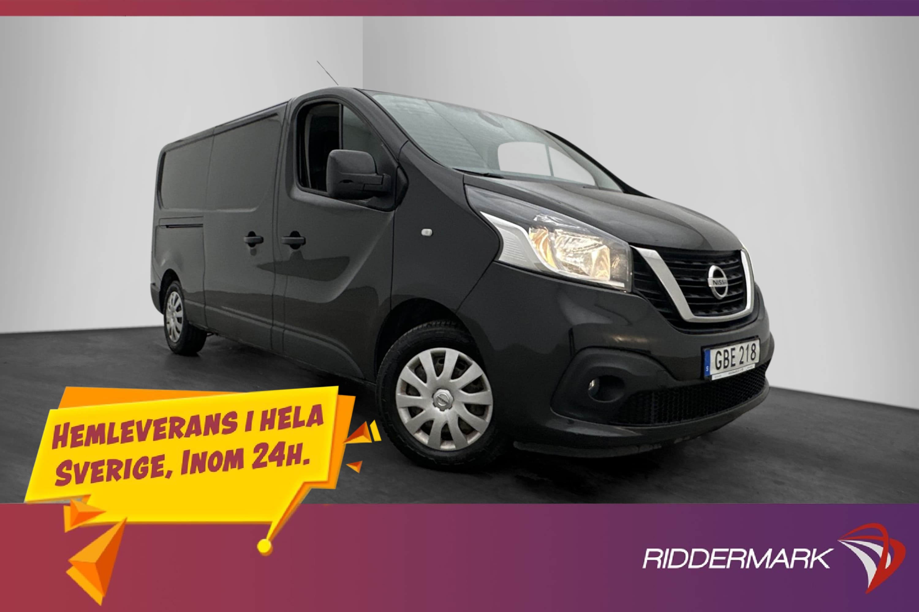 Nissan NV300 L2 KYLBOX Värmare Dragkrok 3-Sits PDC Moms