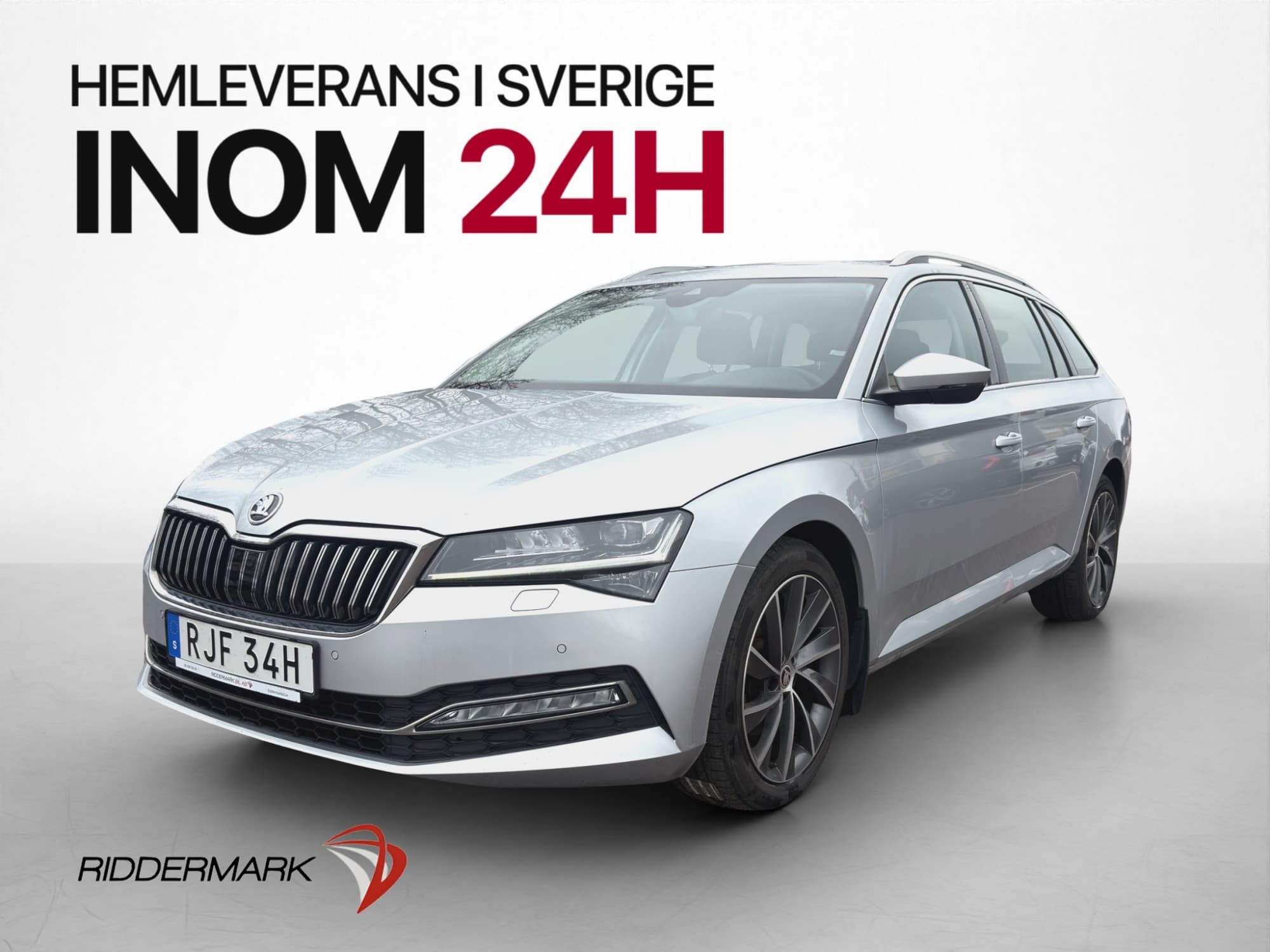 Skoda Superb 2.0 TDI 150hk CarPlay Rattvärme Sensorer MOMS