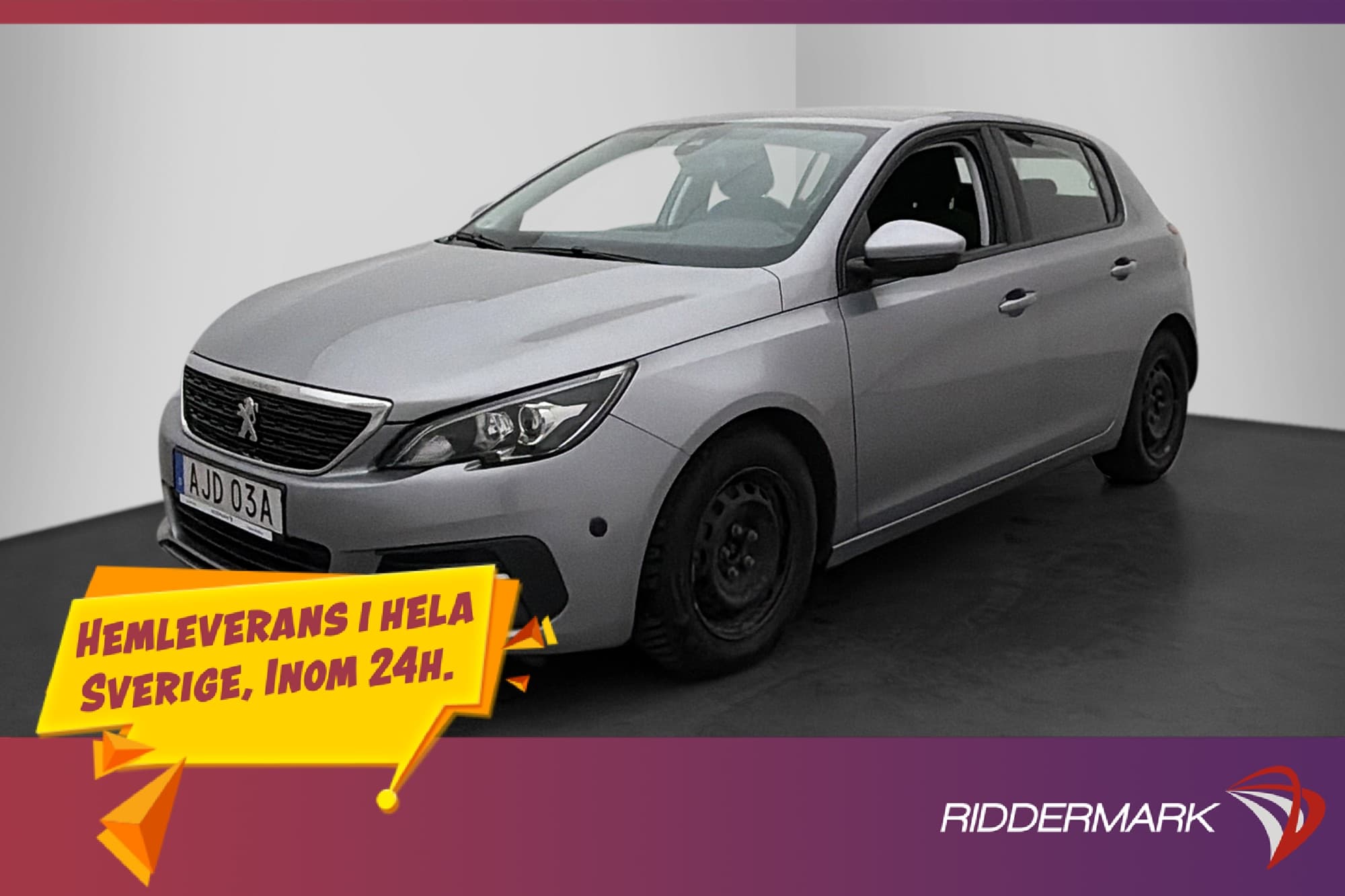 Peugeot 308 1.5 131hk Active M&K-Värmare Sensorer Bluetooth