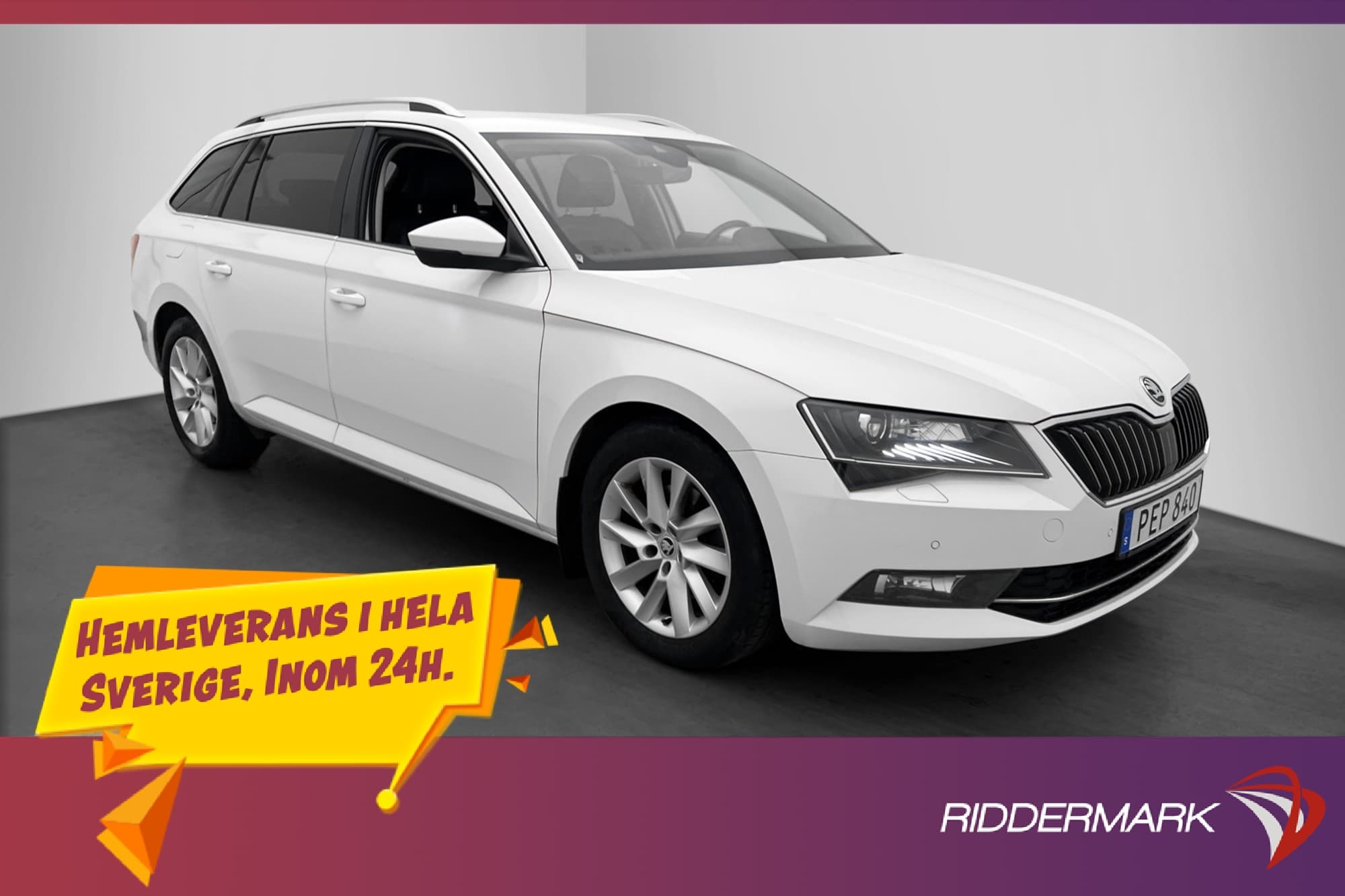 Skoda Superb Kombi TDI 4x4 190hk Värmare Canton Kamera Drag