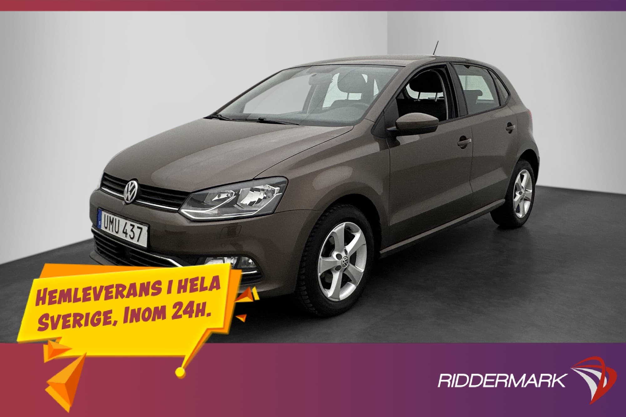 Volkswagen Polo 1.2 TSI Farthållare Sensorer Bluetooth