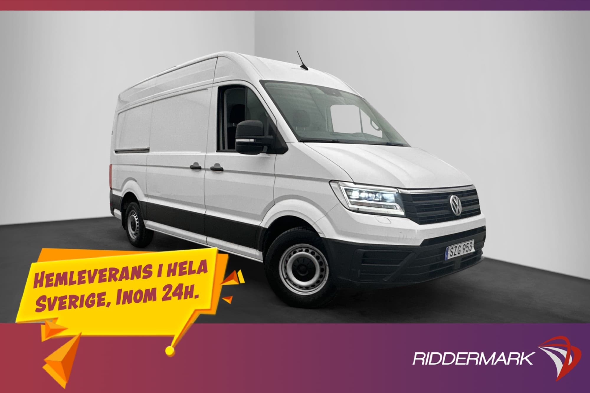 Volkswagen Crafter L2H2 Värm LED CARPLAY Drag B-Kamera MOMS