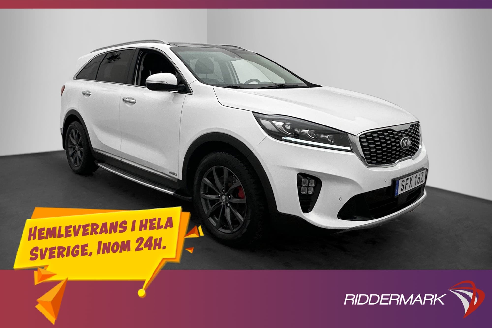 Kia Sorento AWD GT-Line 7-Sits H/K Pano Kamera CarPlay Skinn