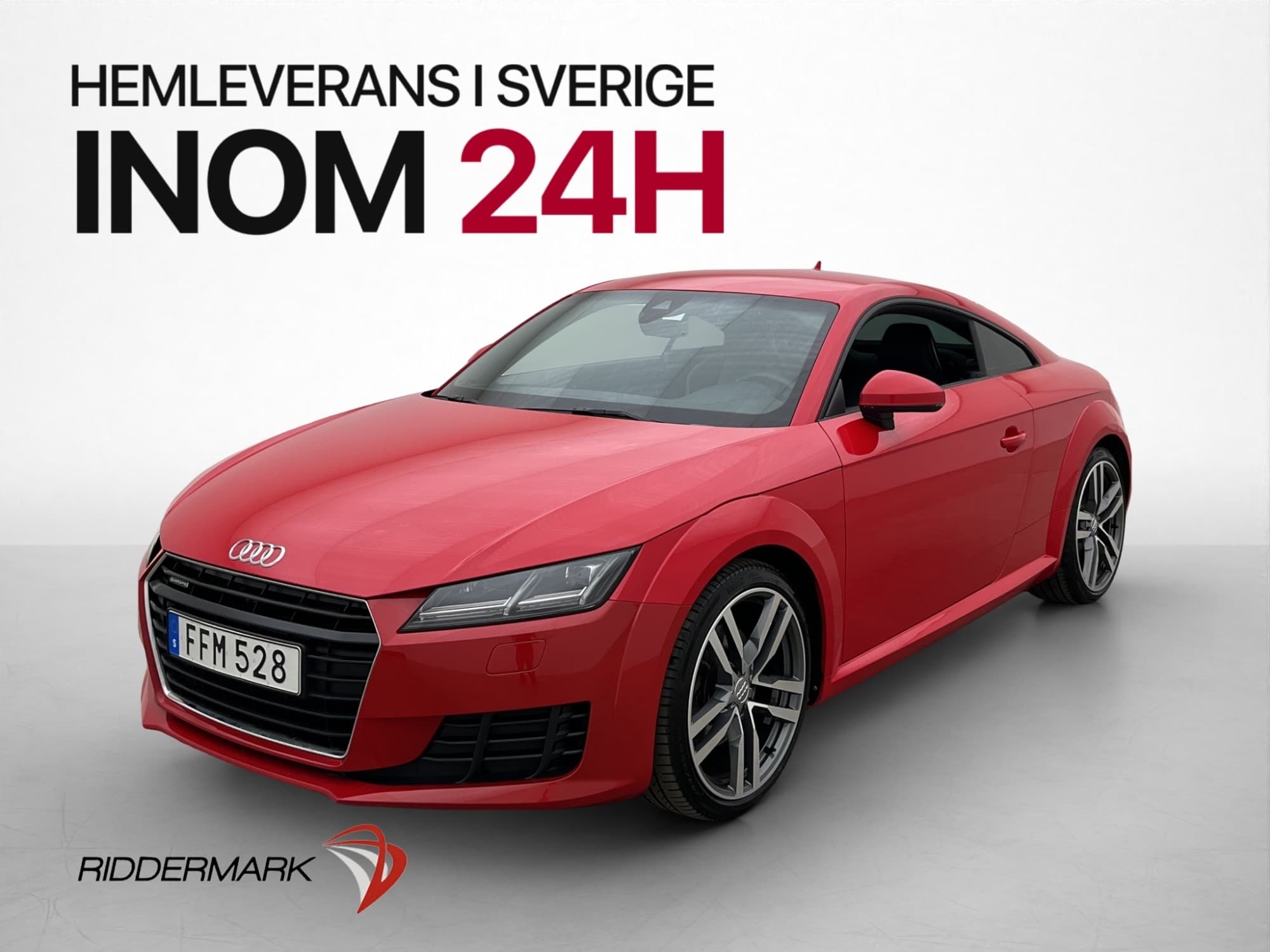 Audi TT Coupé 2.0 TFSI 230hk Q B&O Skinn Navi Farthållare