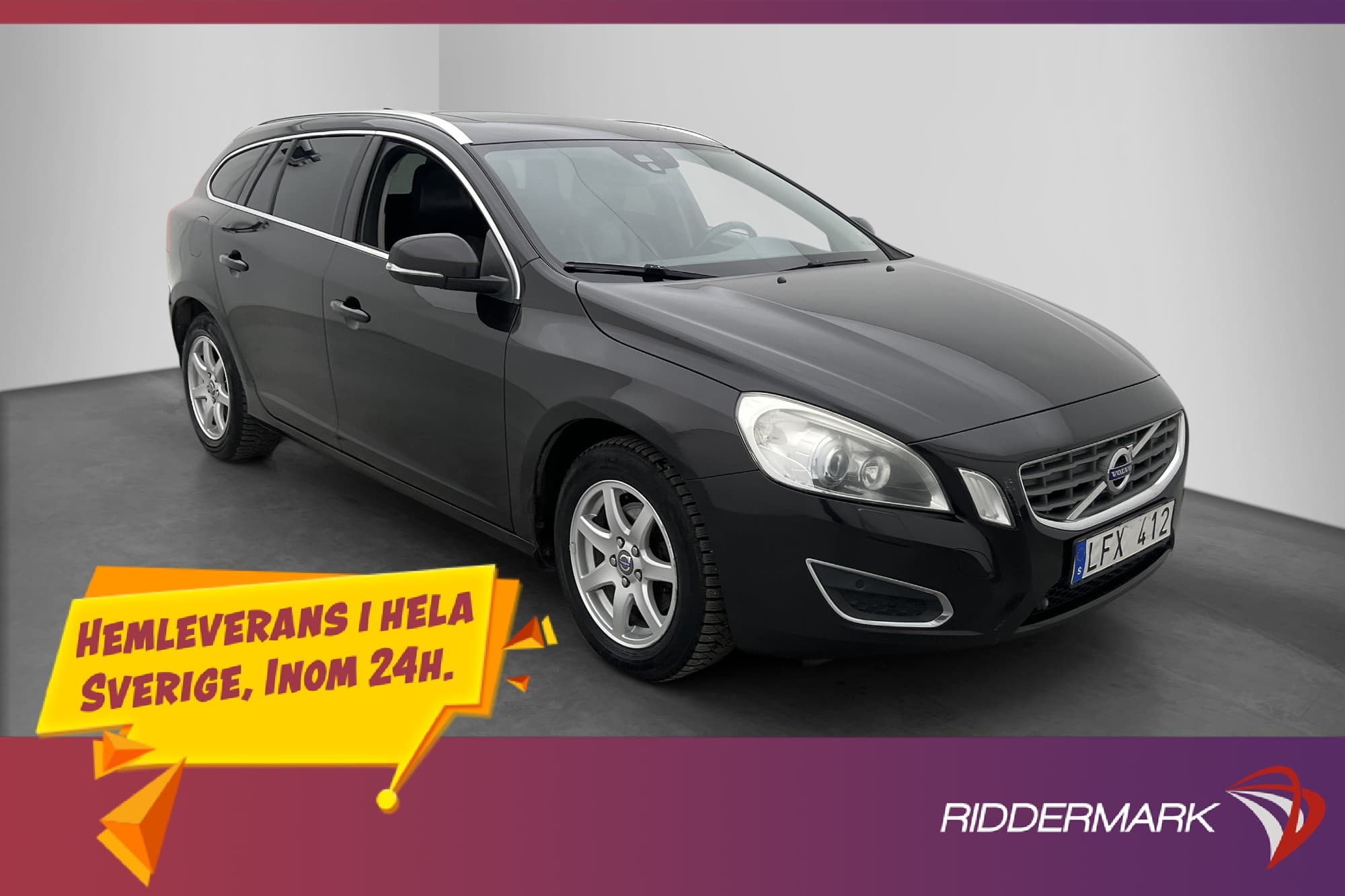 Volvo V60 D2 Summum VOC Värmare Lucka Sensorer Navi Skinn