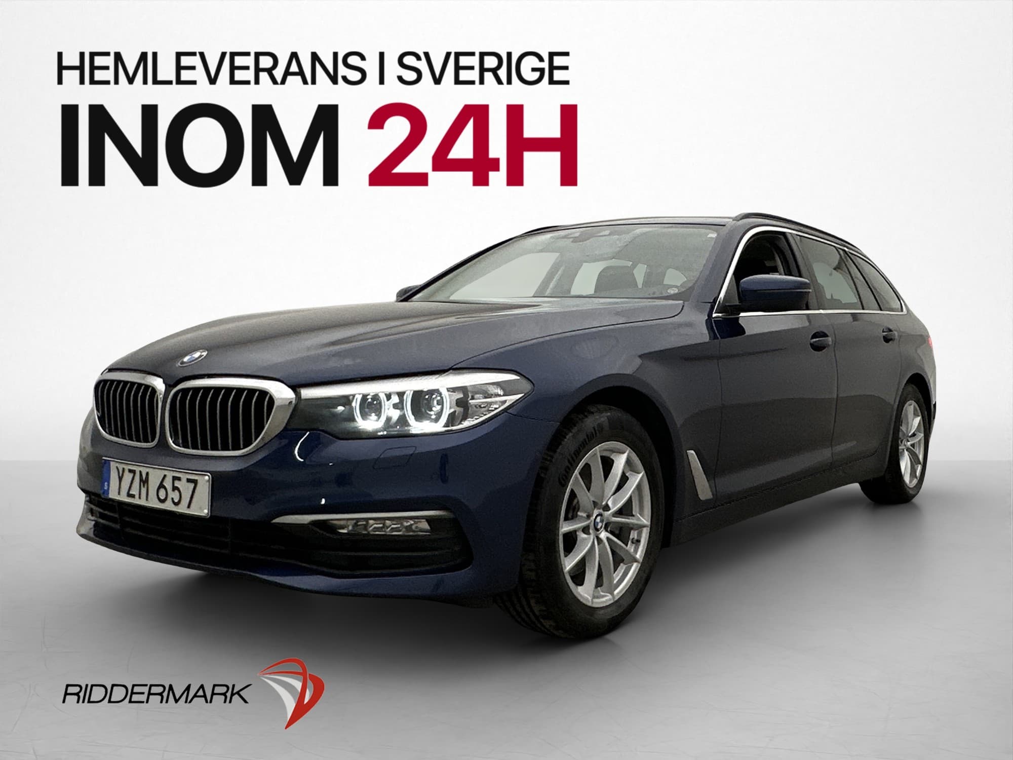 BMW 520d xDrive Touring 190hk Kamera Dragkrok Navi Rattvärme
