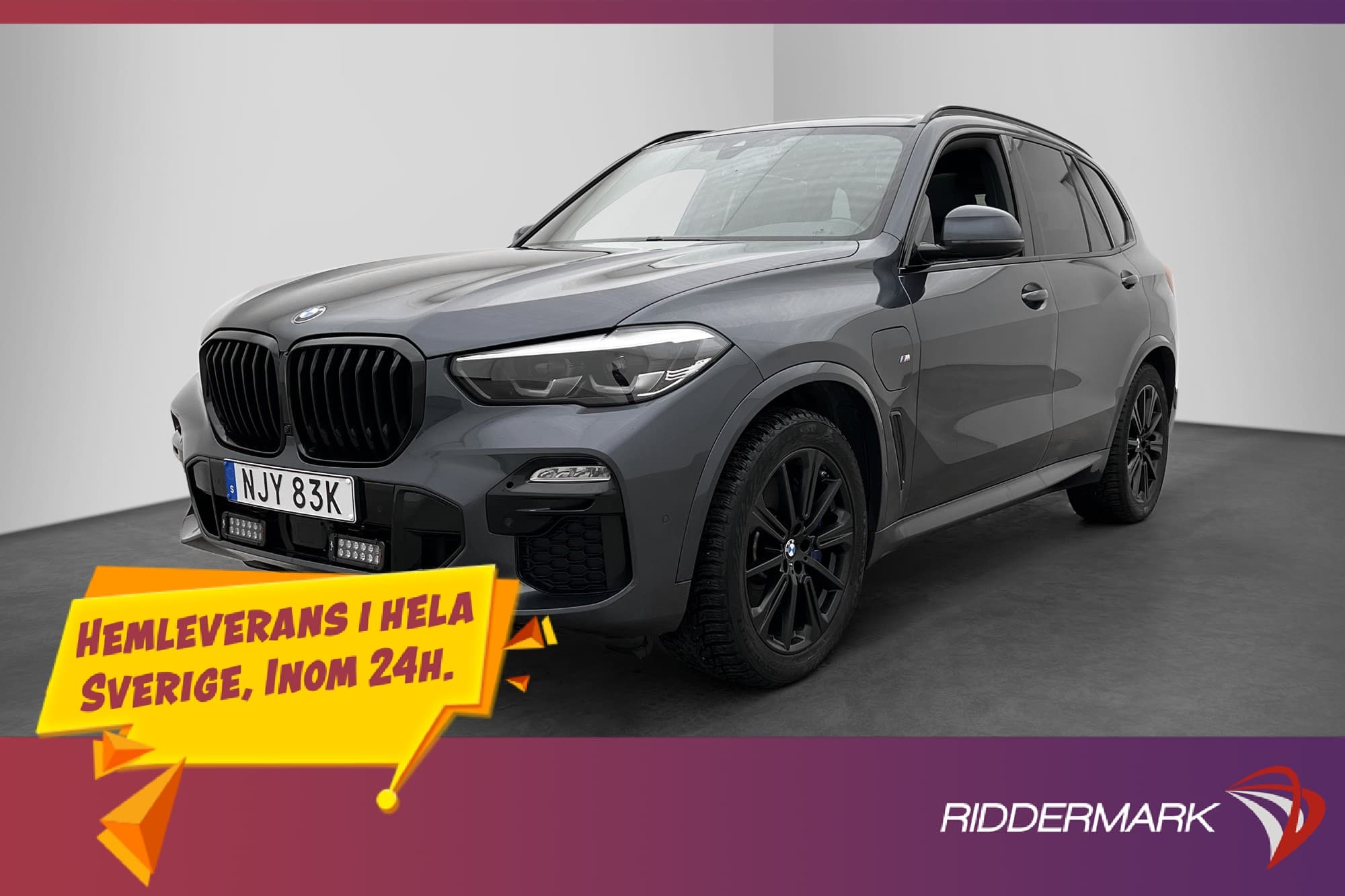 BMW X5 xDrive45e 394hk M Sport Pano H/K Luftfjäd Drag MOMS