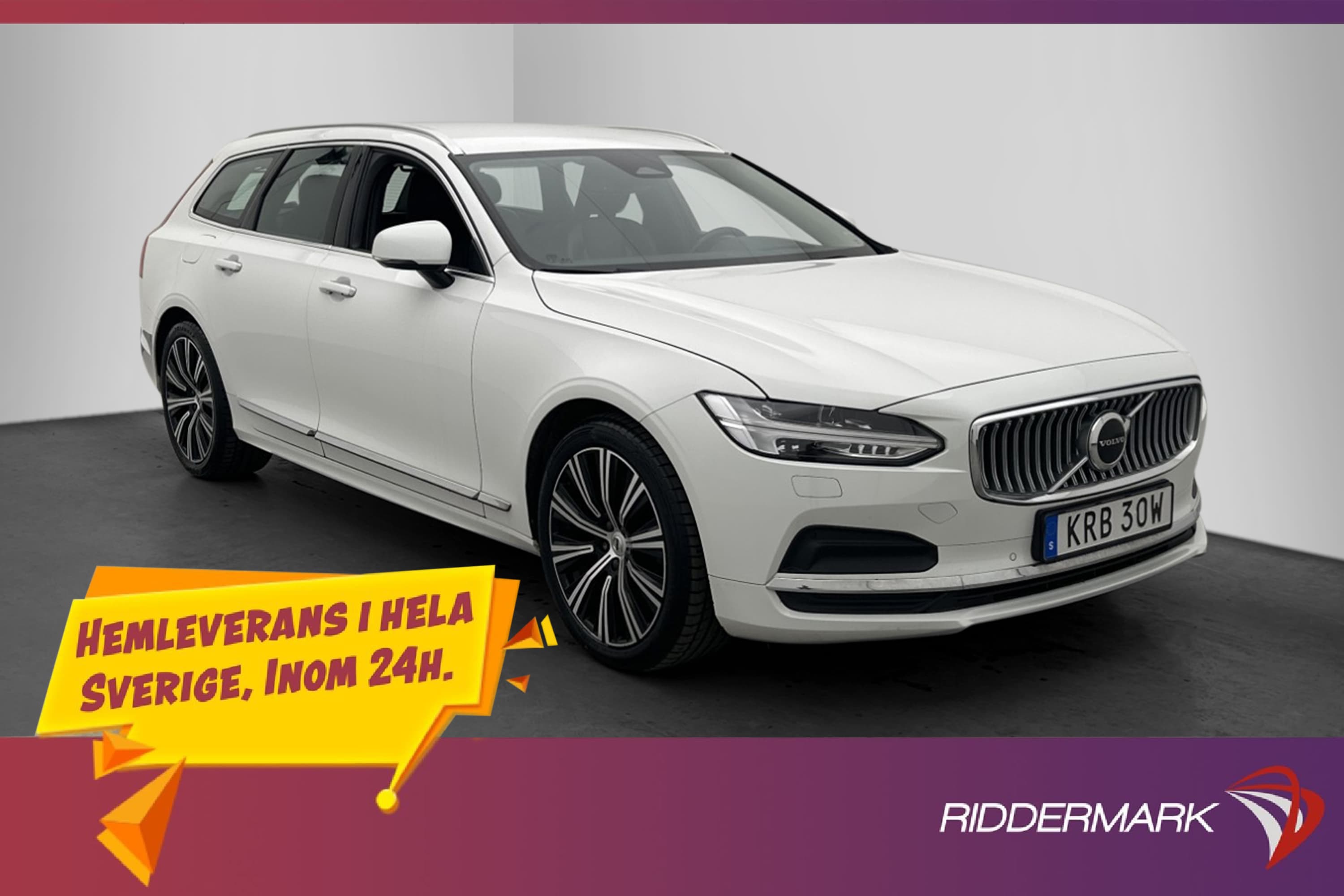 Volvo V90 B4 Inscription Massage Elstol Kamera Orrefors Drag
