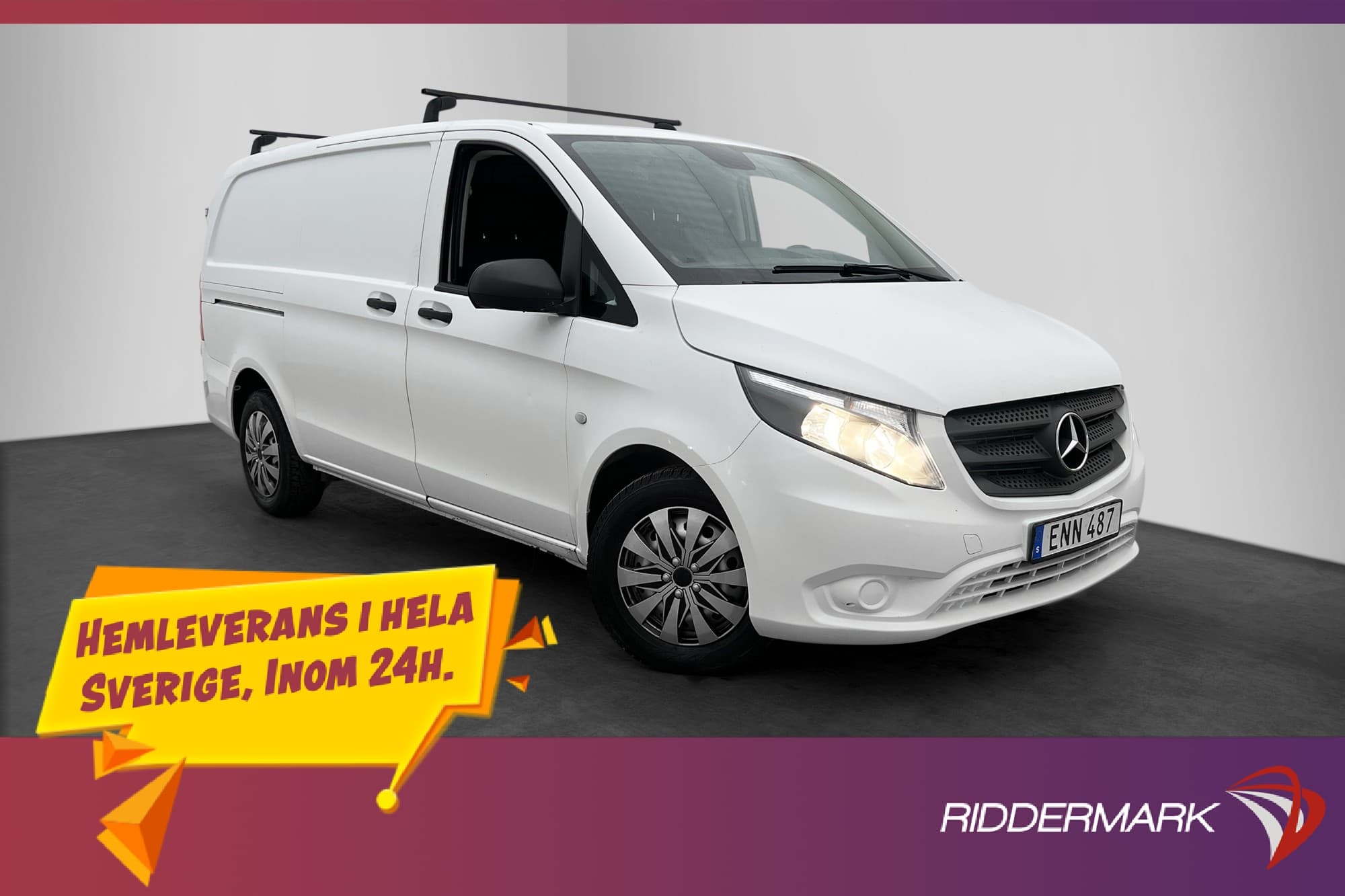 Mercedes-Benz Vito L2 109 Värmare Dragkrok 3Sits Farthållare