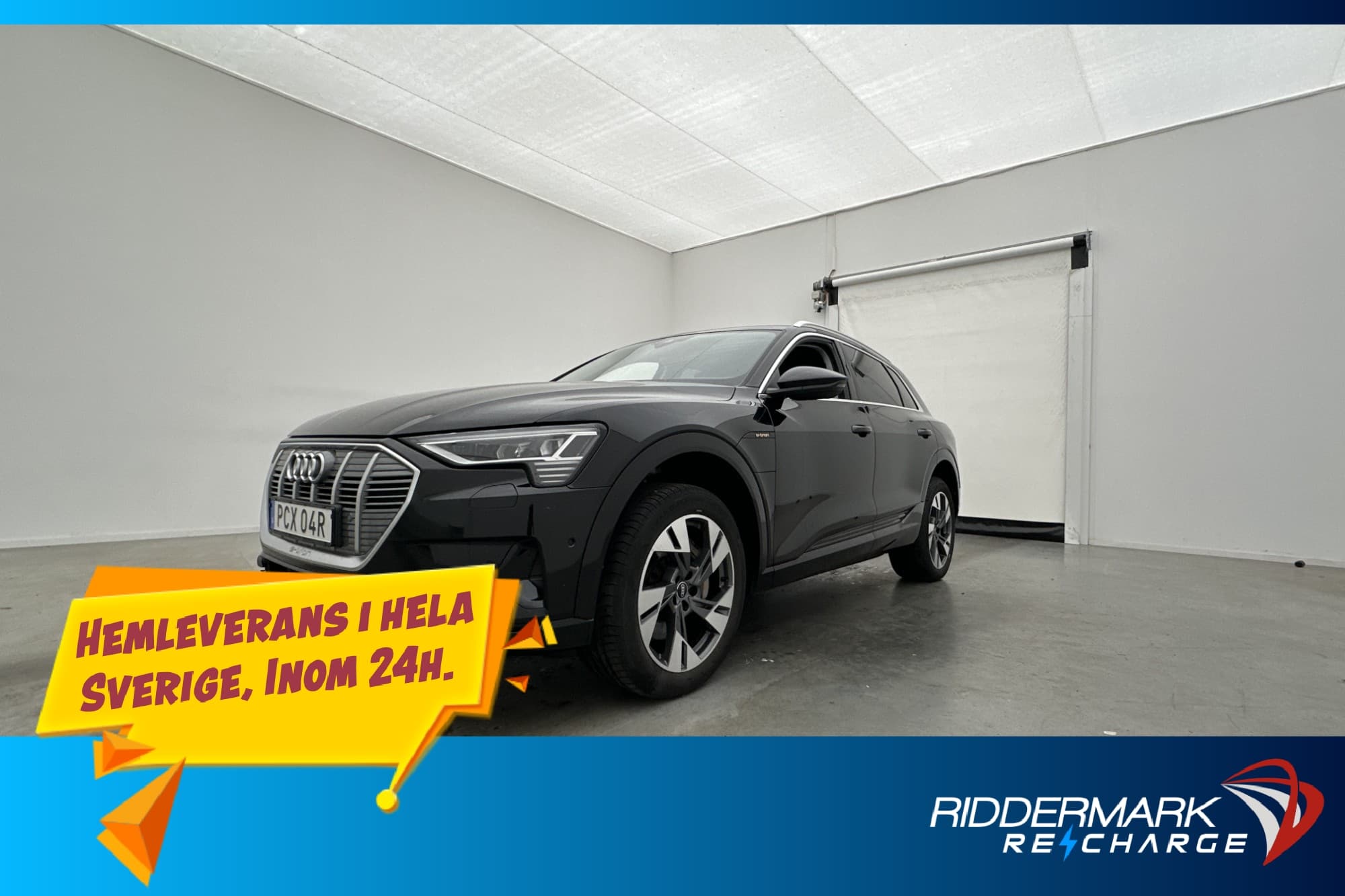 Audi e-tron 55 Quattro 95 kWh 408hk Elstolar Dragkrok MOMS