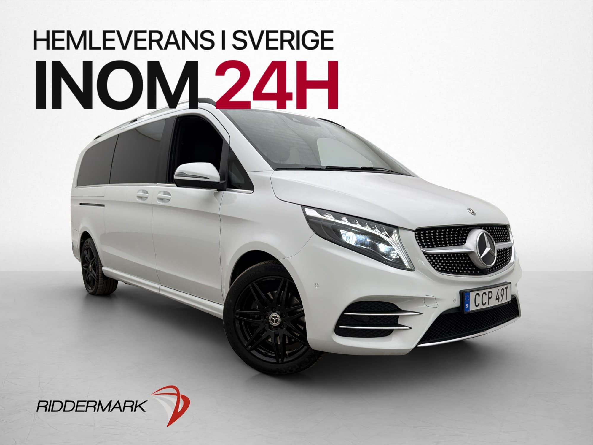 Mercedes-Benz V 300 d X-Lång 4MATIC AMG Värm Drag Skinn Moms