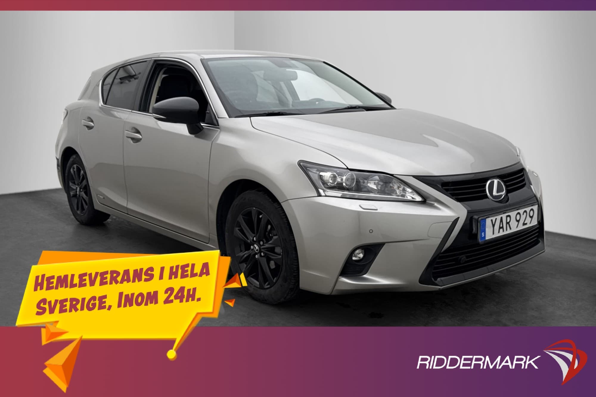 Lexus CT 200h 99hk F Sport M&K Värmare Kamera Navi