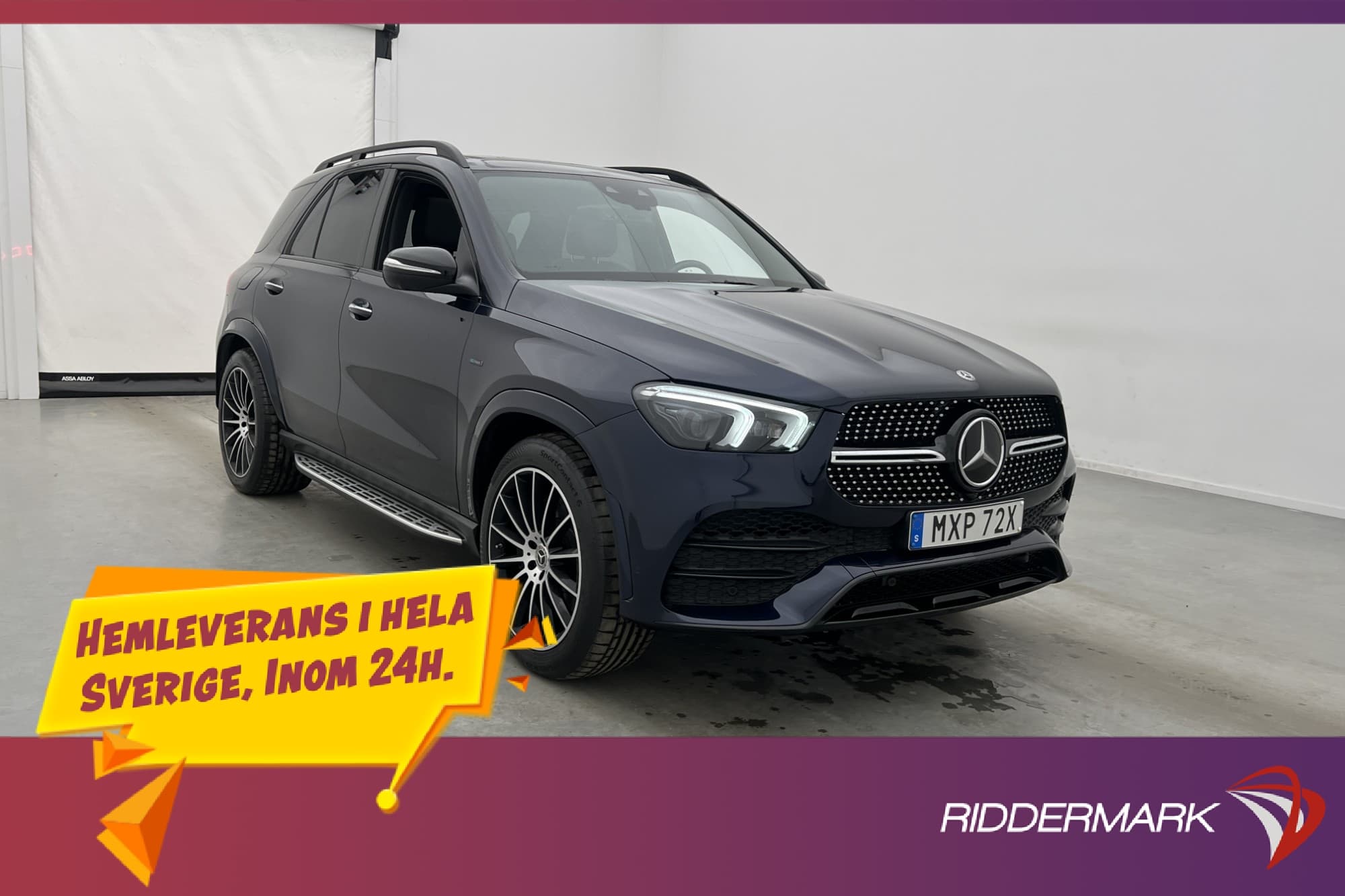 Mercedes-Benz GLE 350 de 4M AMG Night Pano Luftfjä Burm Värm