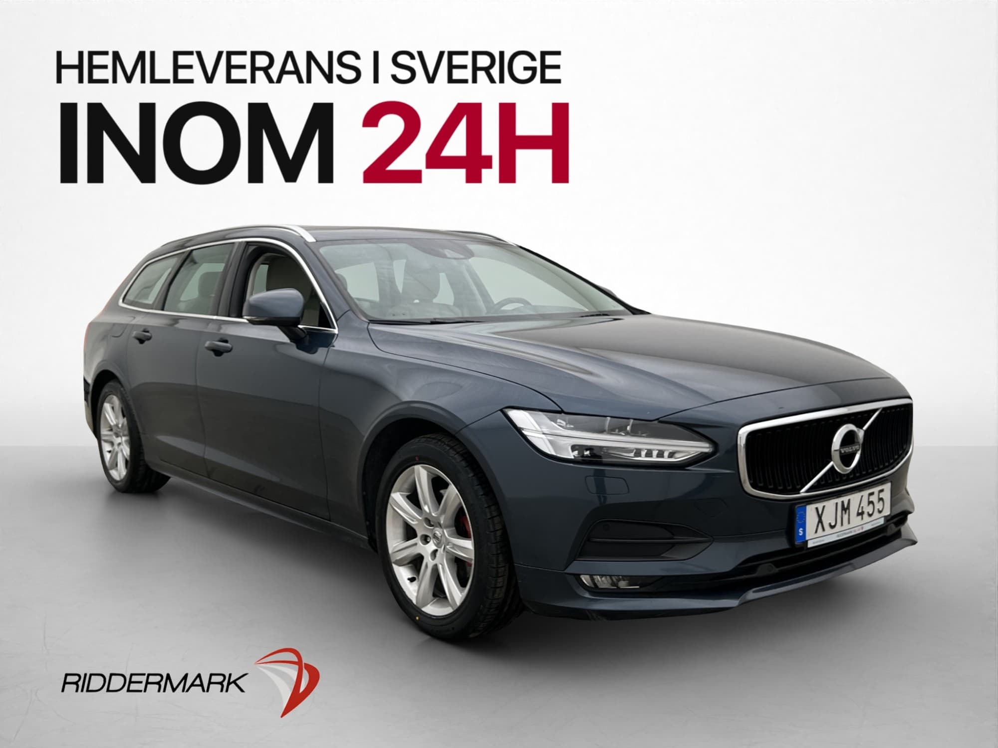 Volvo V90 D4 AWD 190hk D-Värm Pano Skinn H/K B-Kam Drag