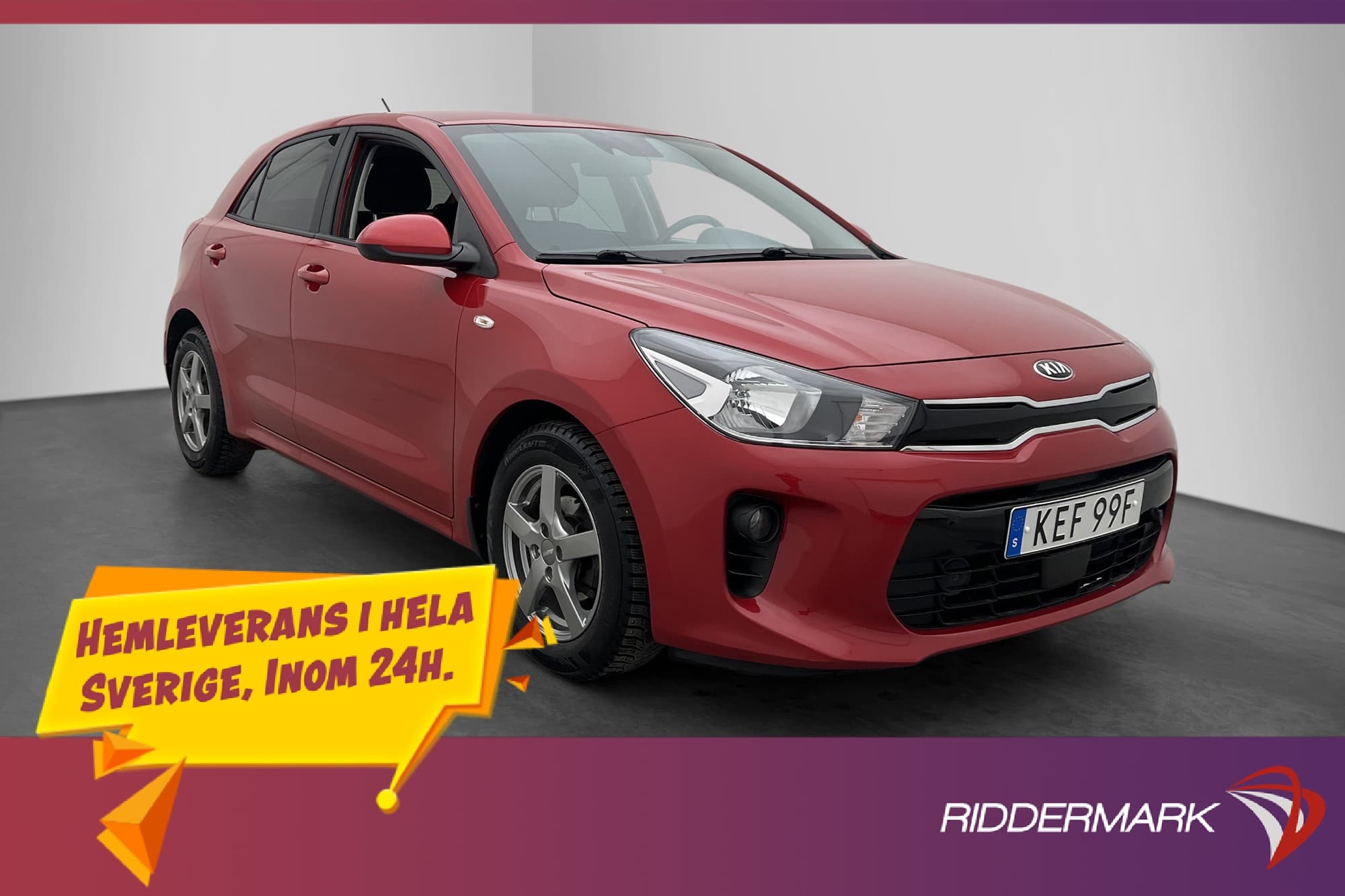 Kia Rio 5-dörrar 1.2 CVVT 84hk GLS Värmare Farthållare