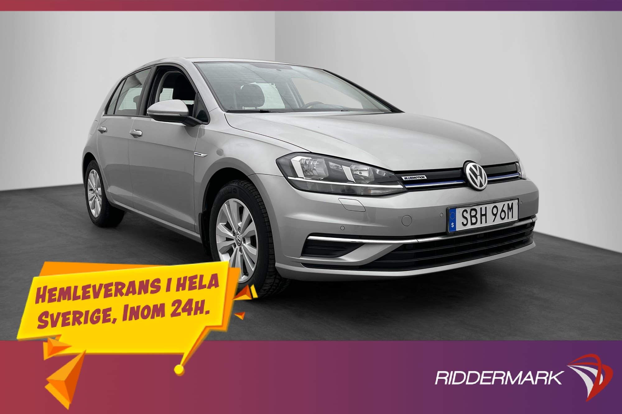 Volkswagen Golf 1.5 TGI 130hk Carplay 0.55l/mil