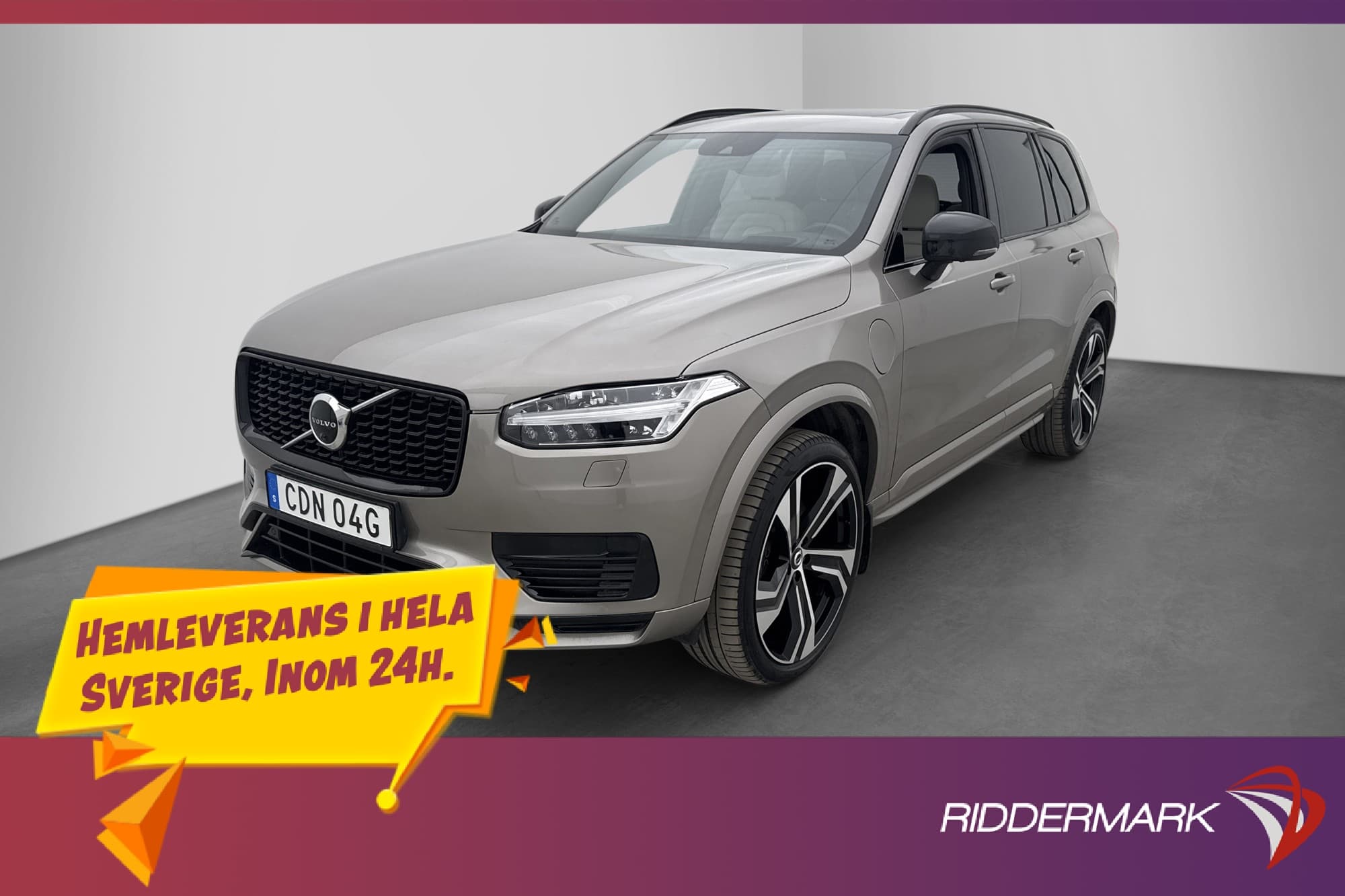 Volvo XC90 Recharge T8 AWD R-Design VOC 7-Sits Pano H/K 360°