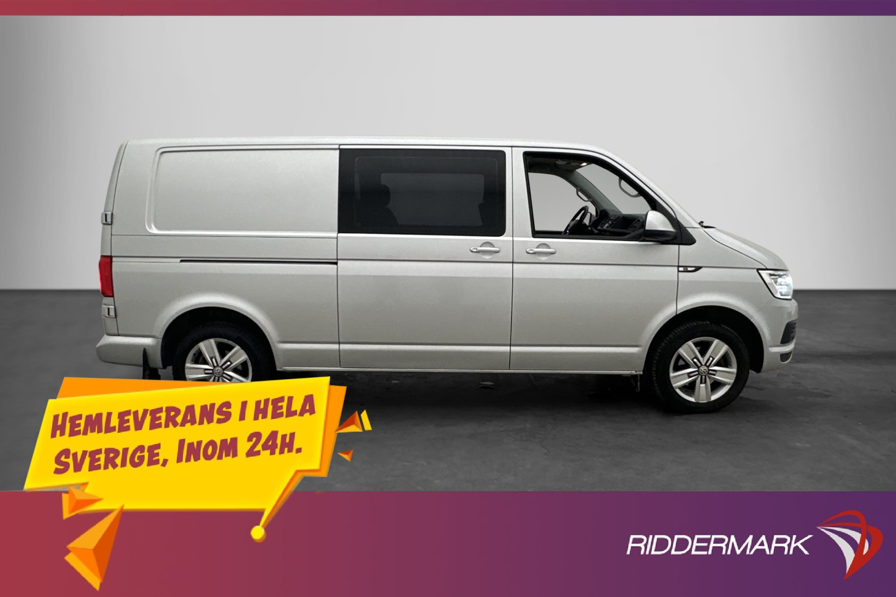 Volkswagen Transporter Kombi L2 4M Värm Drag PDC 2xDörr Moms